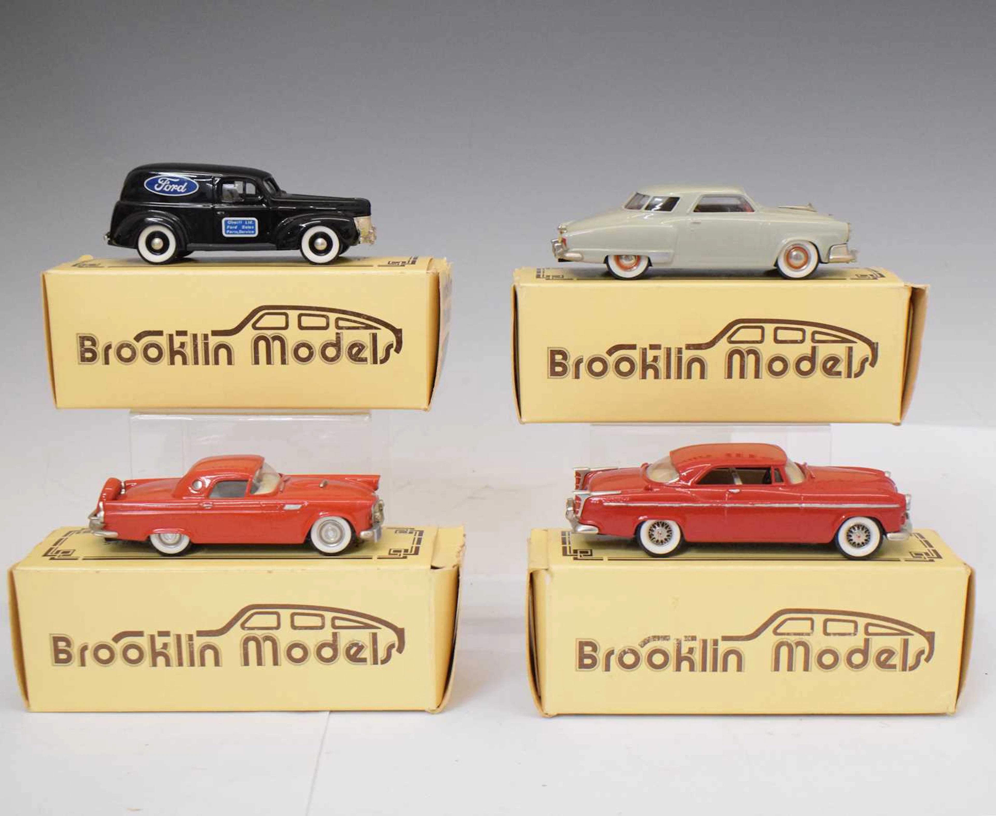 Brooklin Models - Four boxed 1:43 scale model vehicles