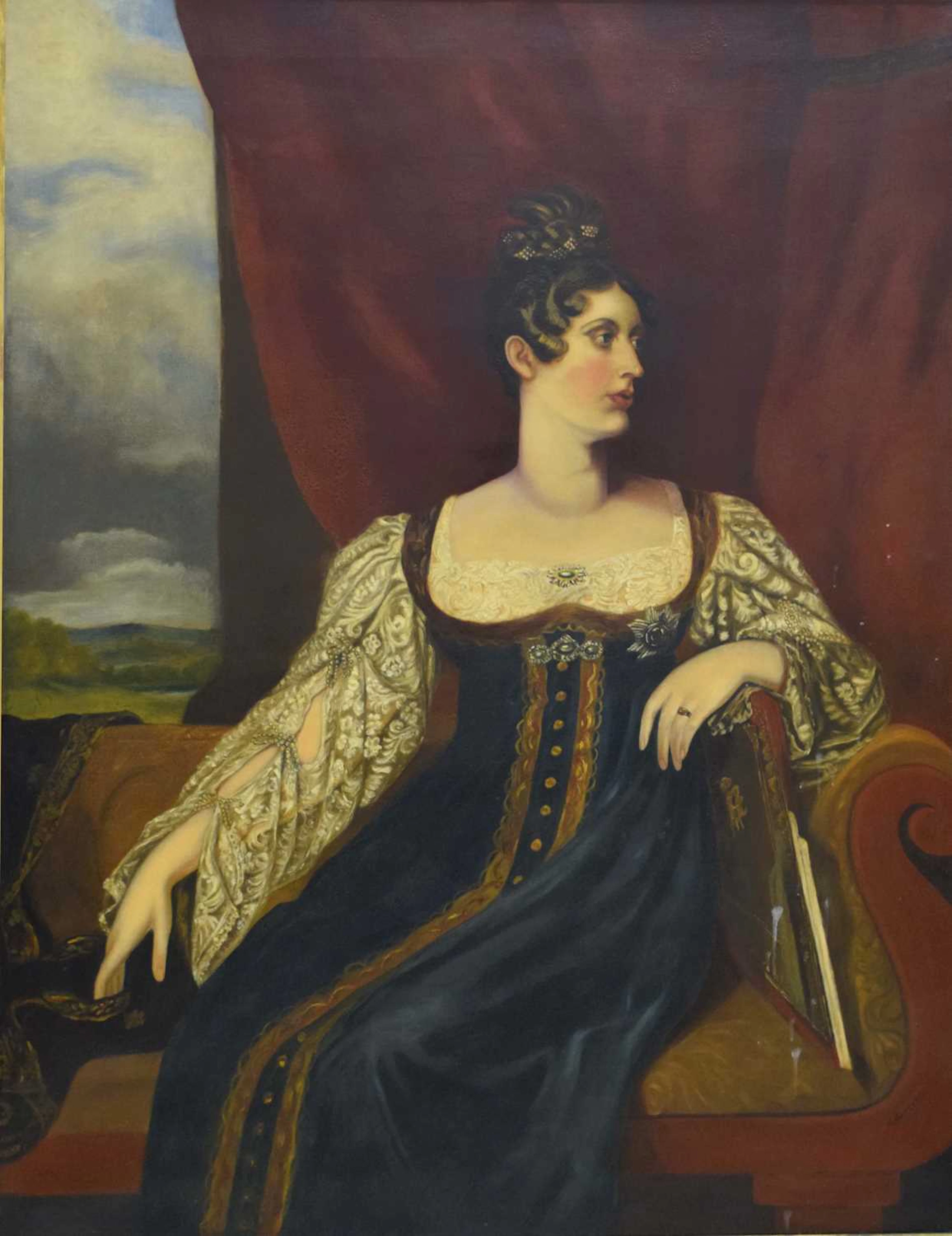 After George Dawe (1781-1829) - Oil on Canvas - Princess Charlotte