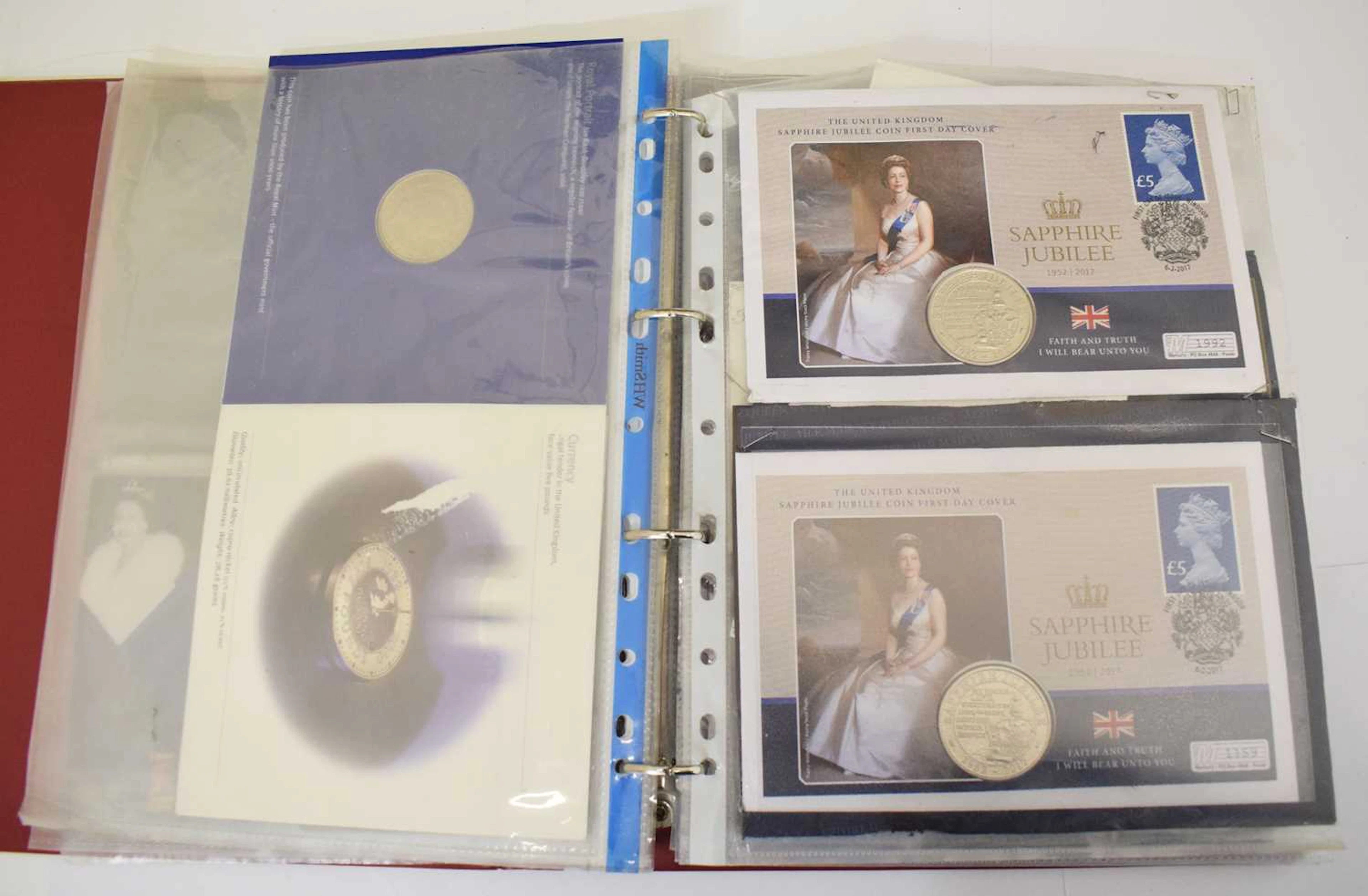 Collection of commemorative crowns and £5 coins