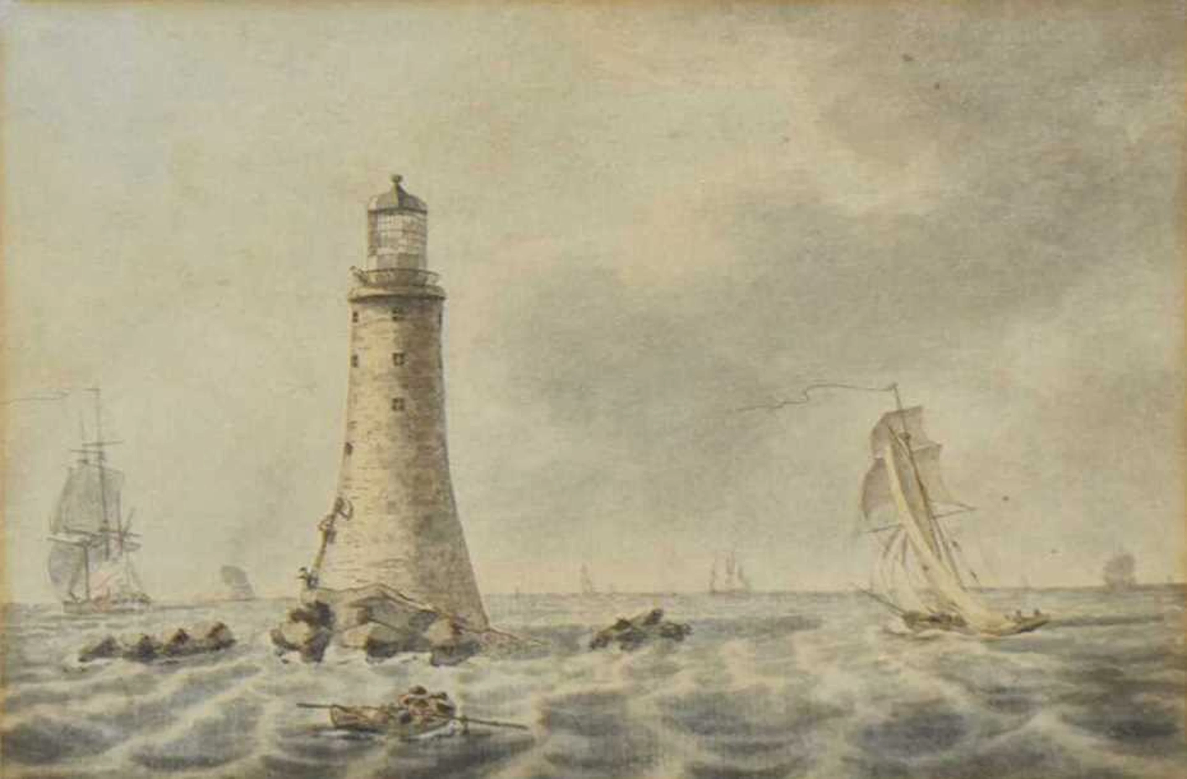 William Hay (fl. 1776-1797) - Watercolour over pen and ink