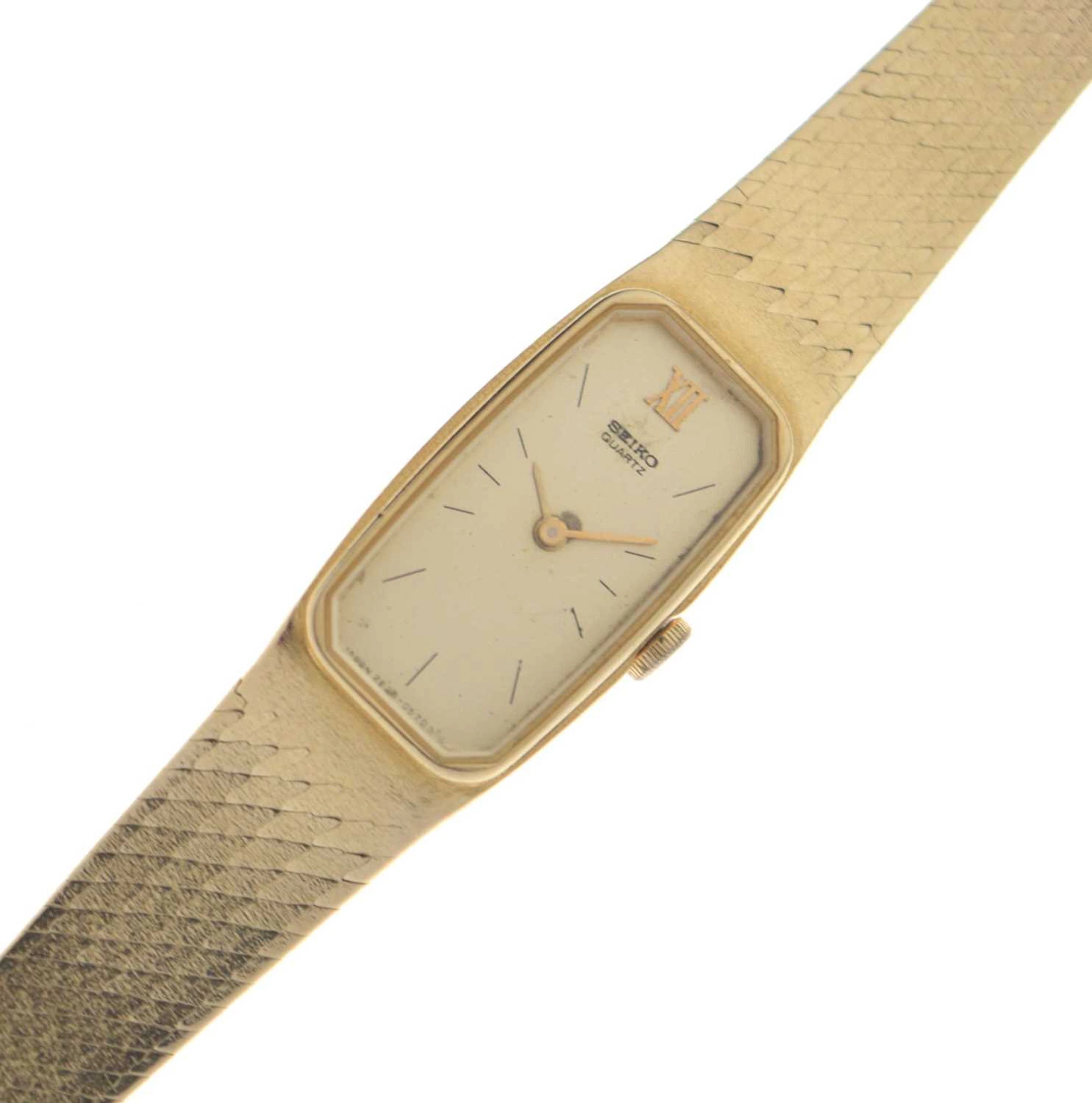 Seiko - Lady's 9ct gold wristwatch