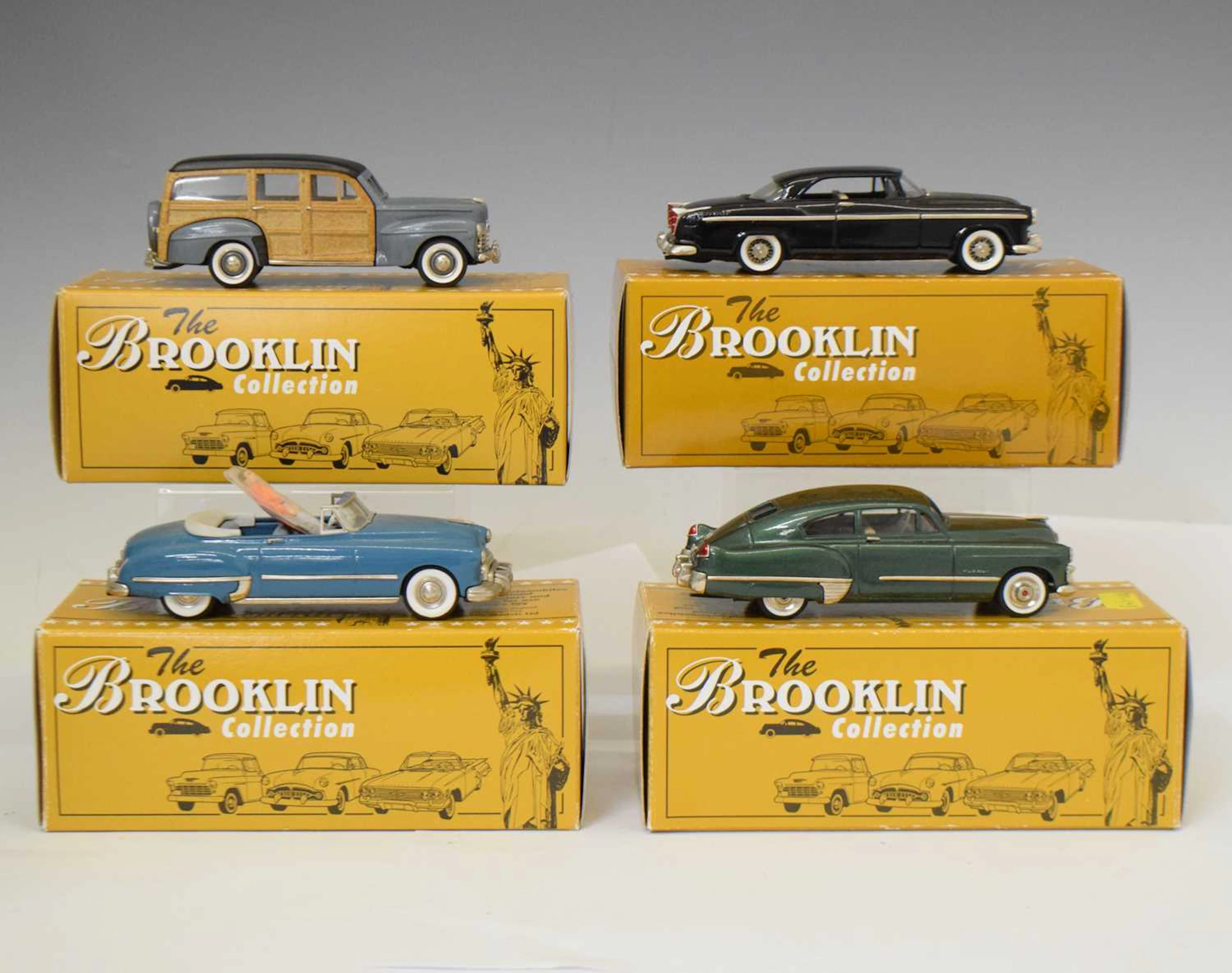 Brooklin Models - Four boxed 1:43 scale model vehicles
