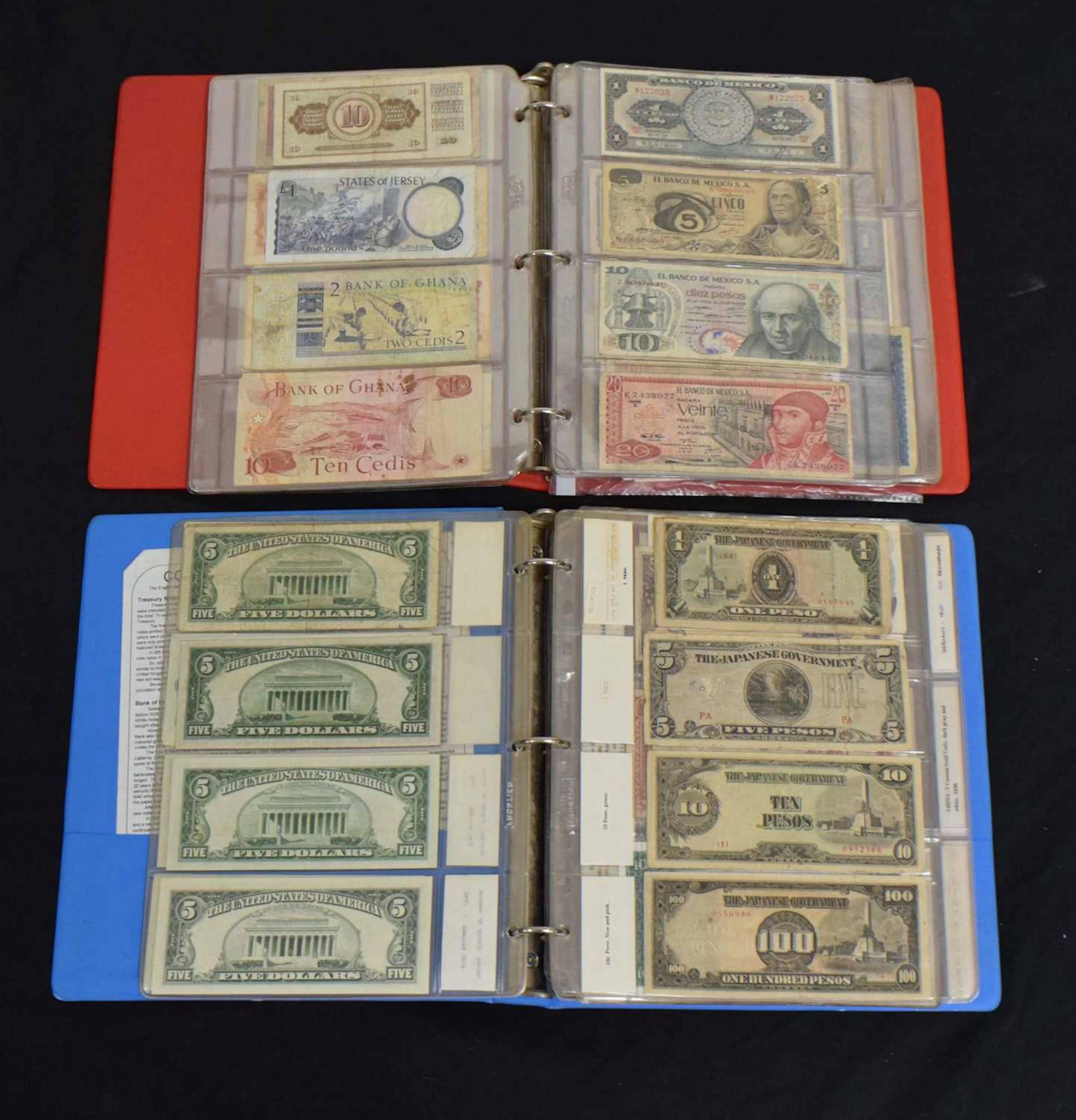 Collection of World banknotes, etc