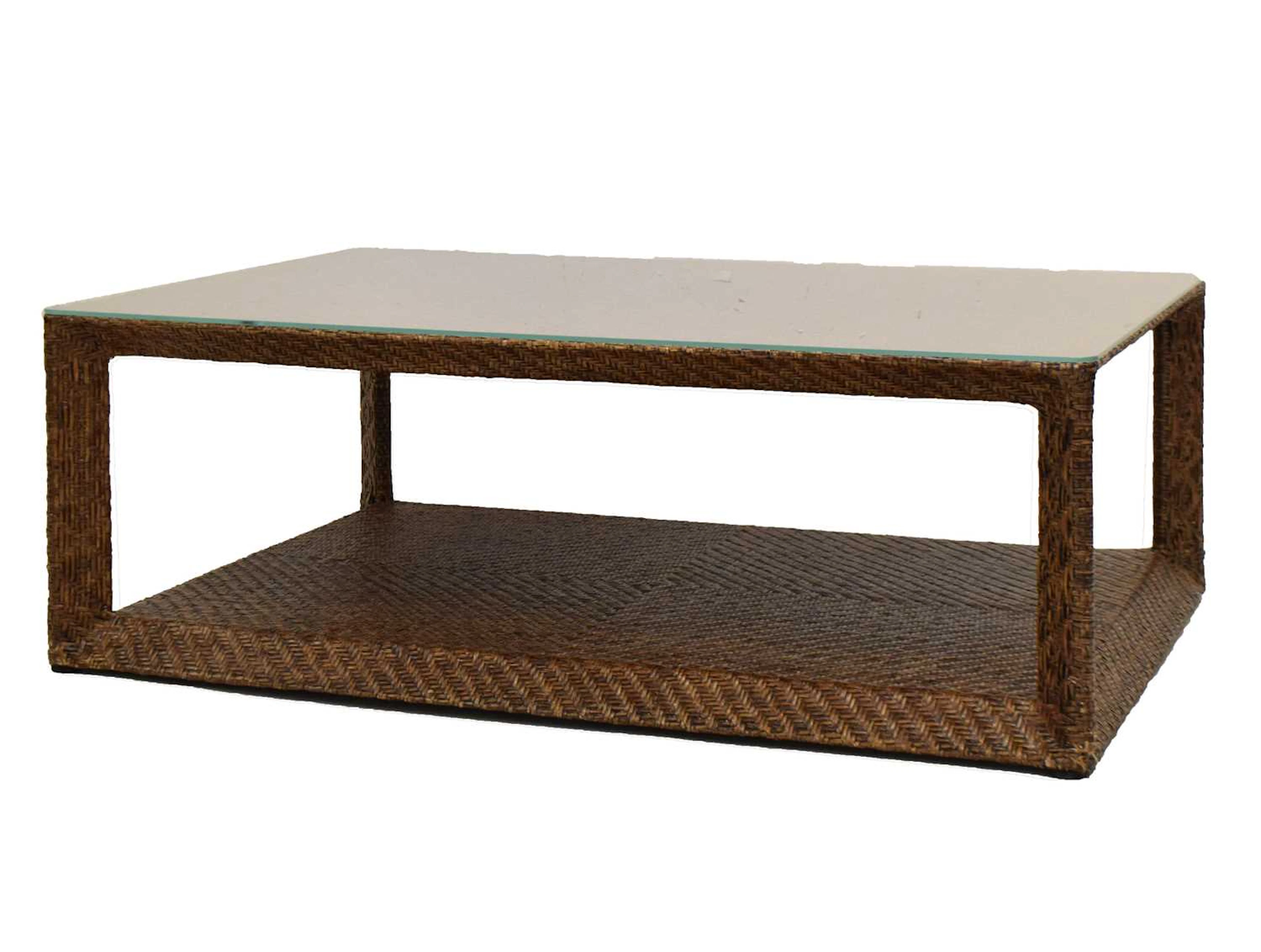 Oka rattan coffee table