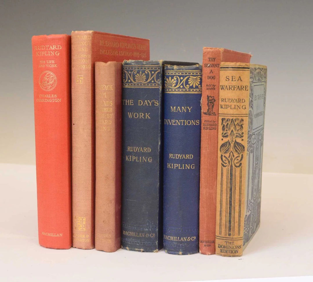 Small group of Rudyard Kipling books