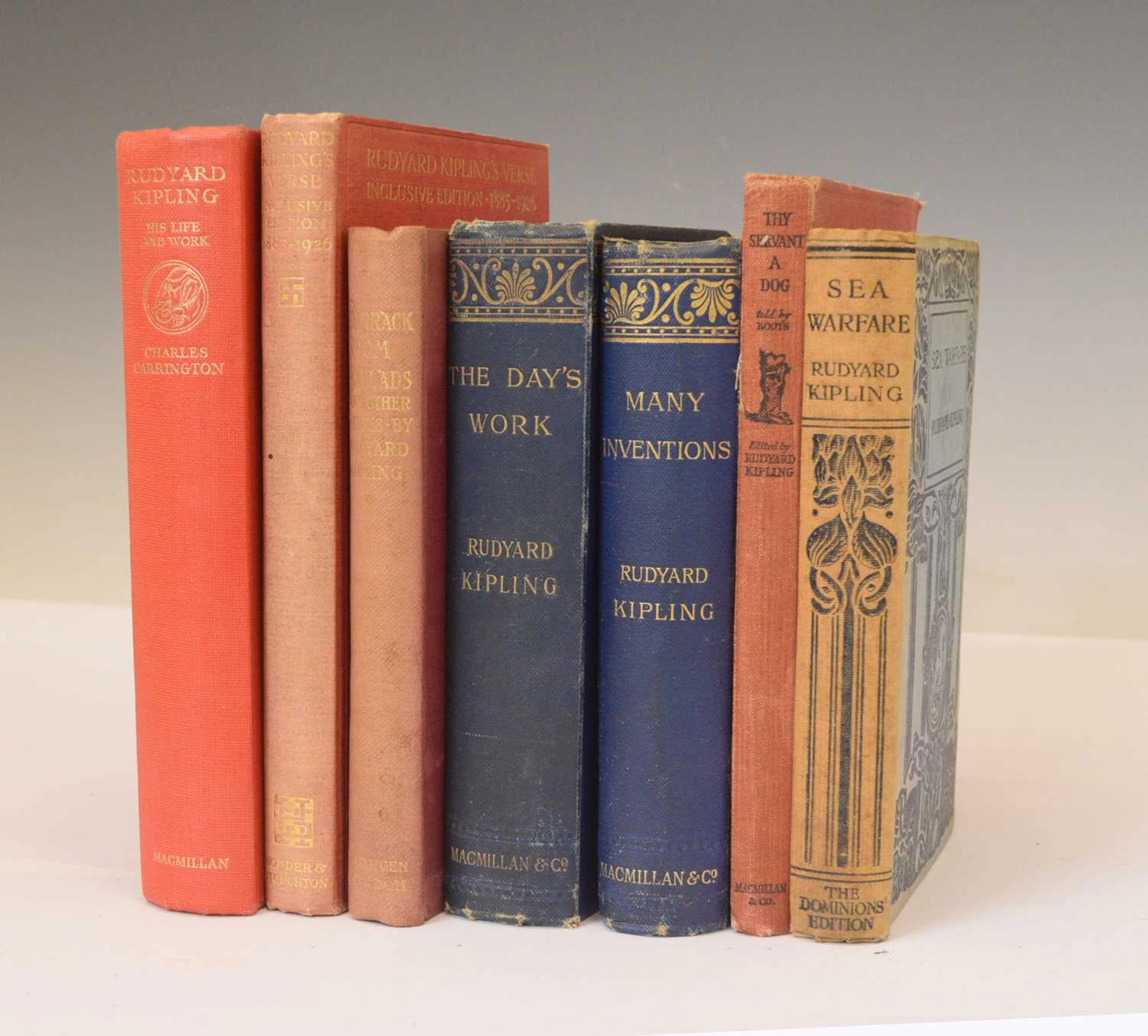 Small group of Rudyard Kipling books