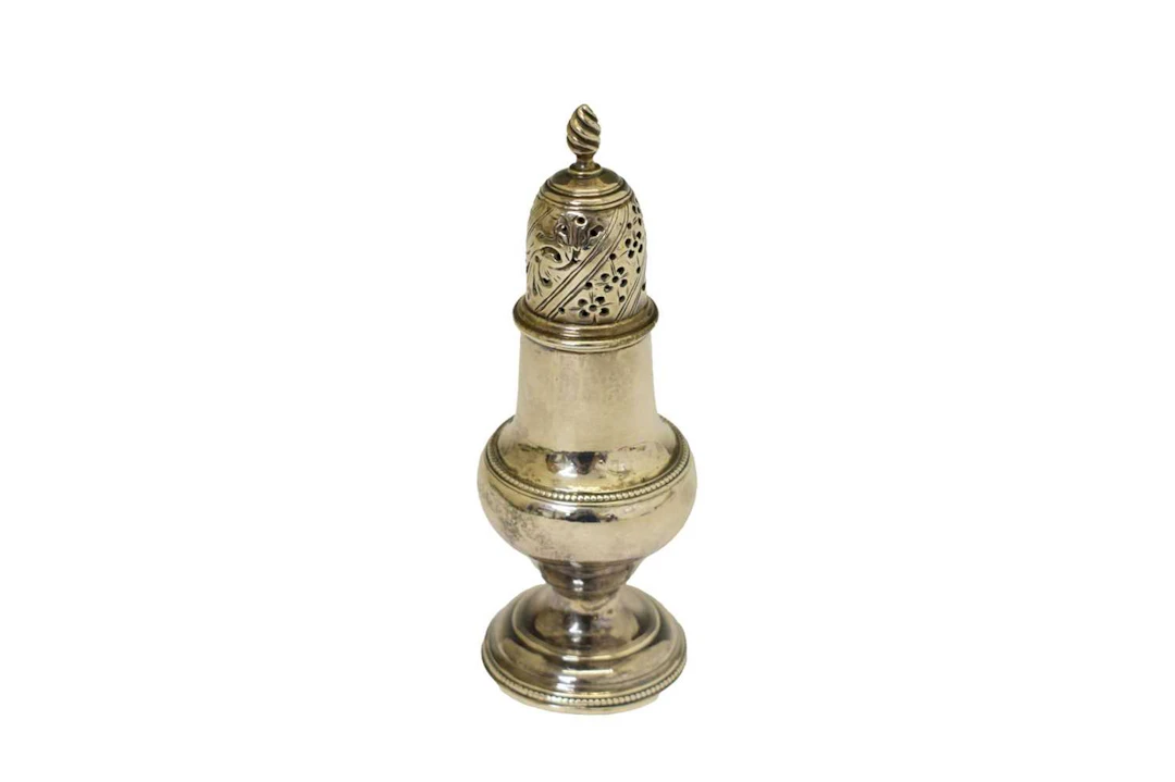 George III silver sugar caster