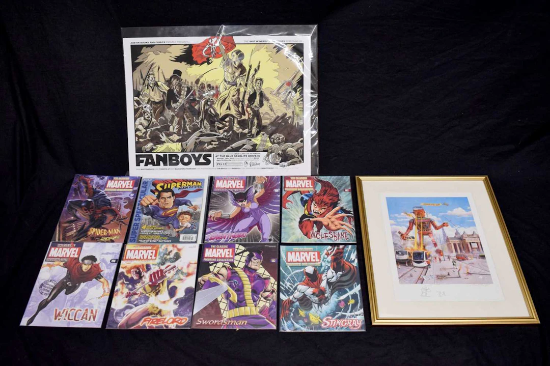 Raymond Campbell (b. 1956) - Signed print- Trambuster Robot, plus