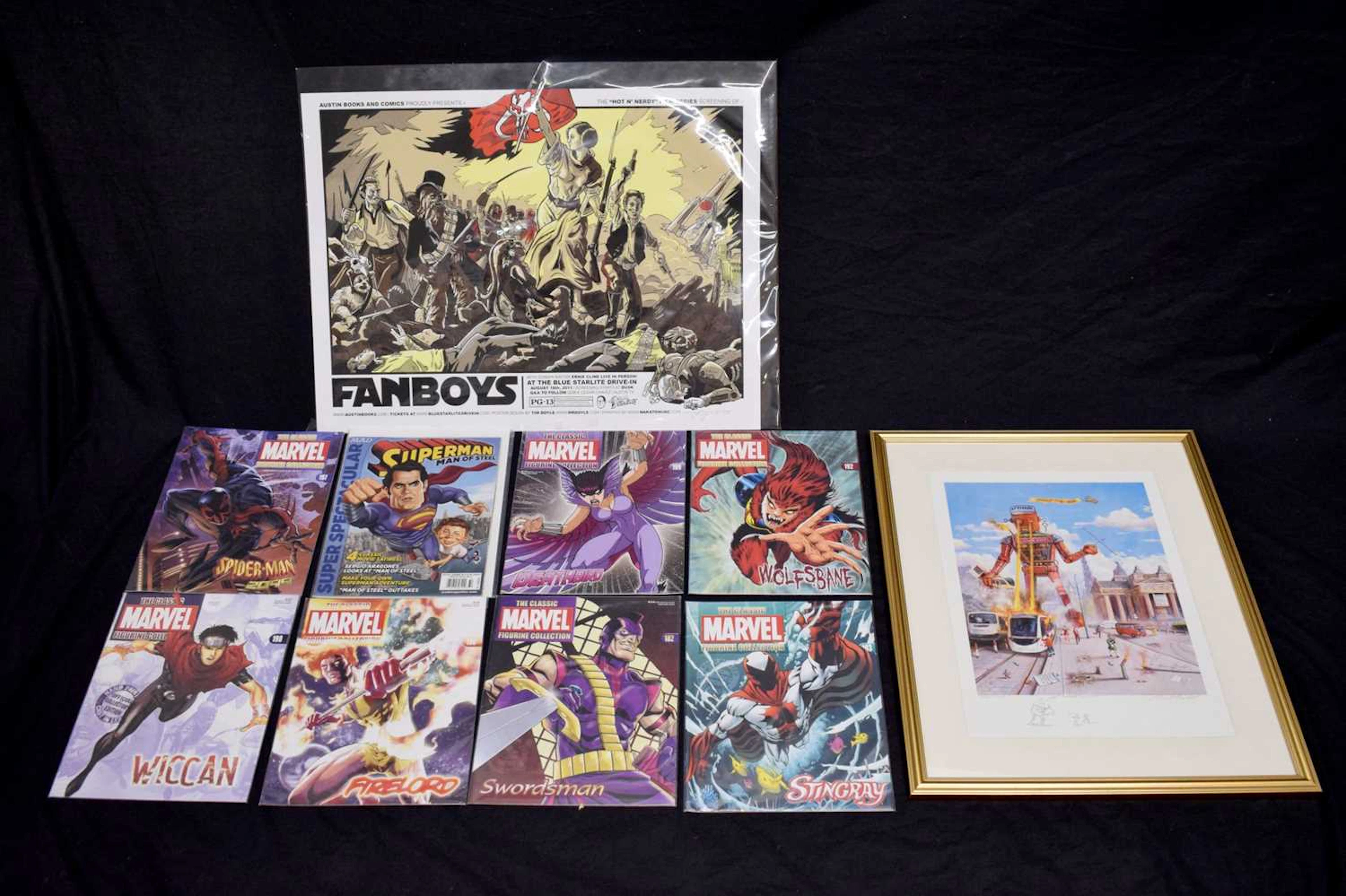 Raymond Campbell (b. 1956) - Signed print- Trambuster Robot, plus