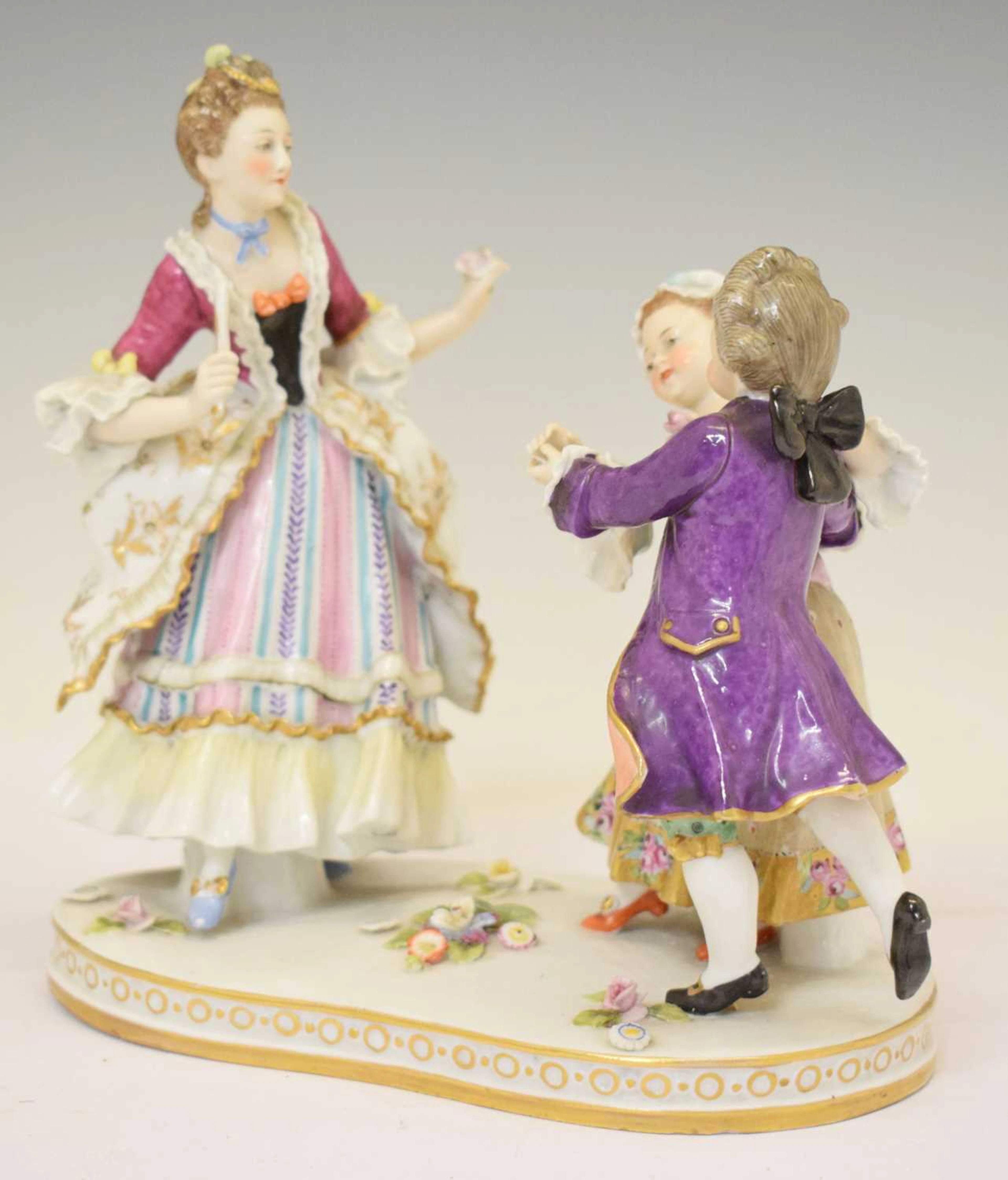 German porcelain figure group