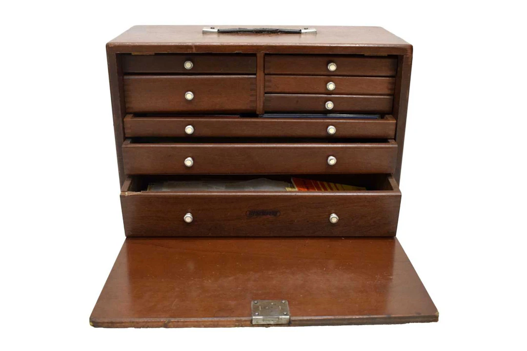 Mid 20th century 'Union' eight drawer tool chest or cabinet
