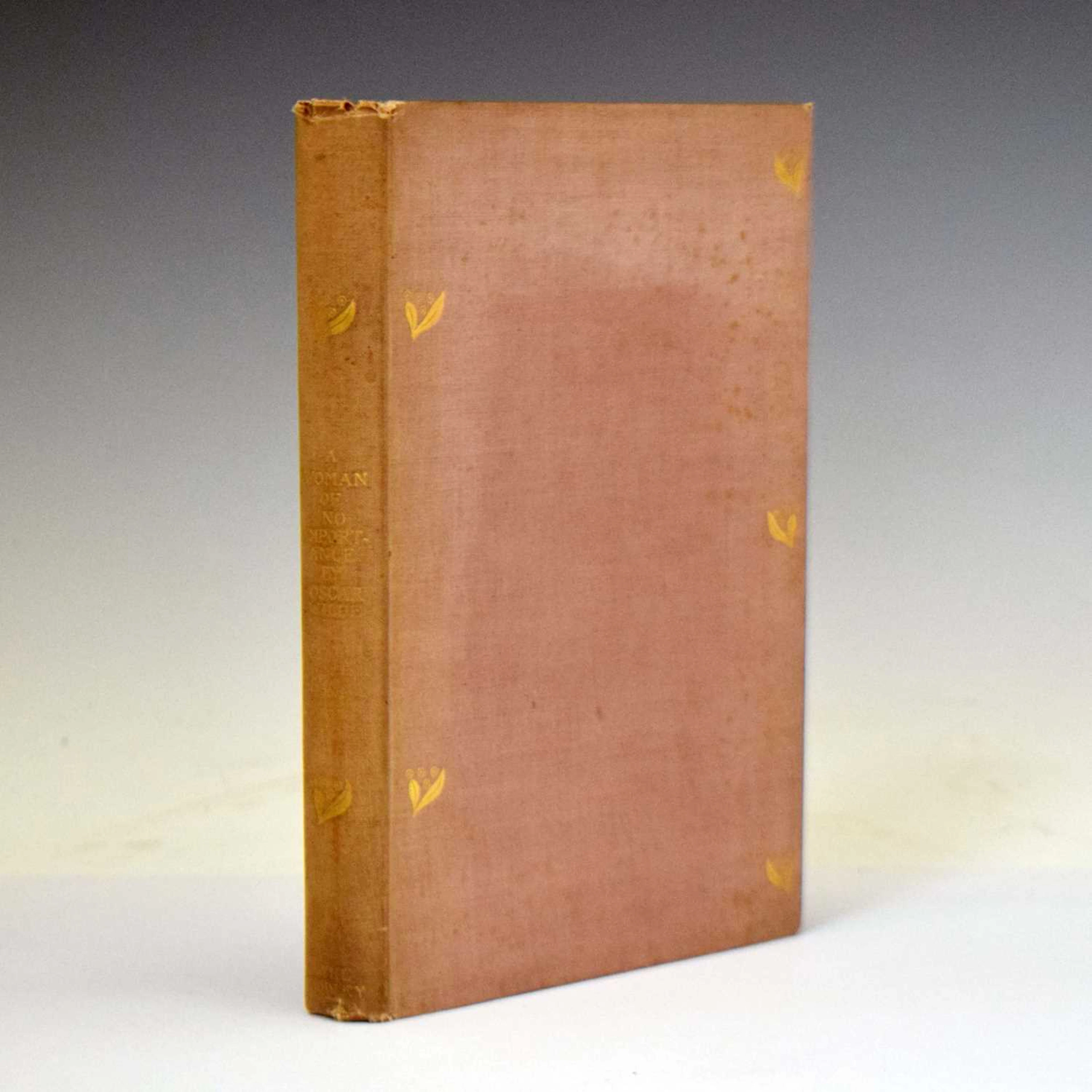 Oscar Wilde, ‘A Woman of No Importance’, first edition, 1894, limited