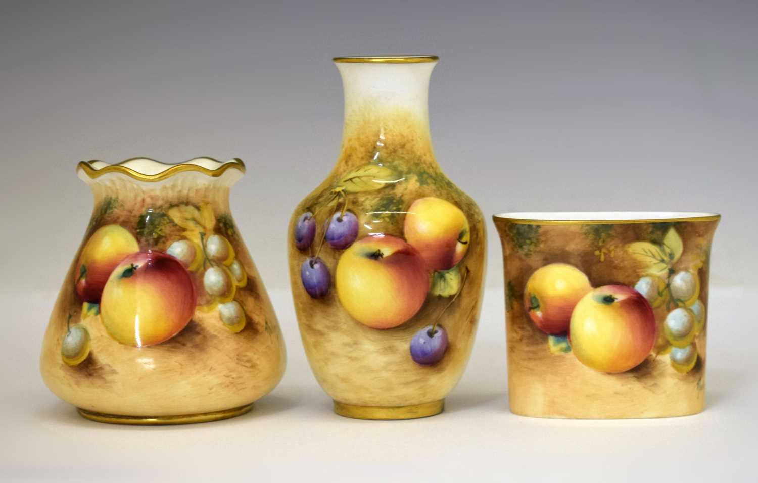 Auction price result for royal worcester painted fruit | Barnebys