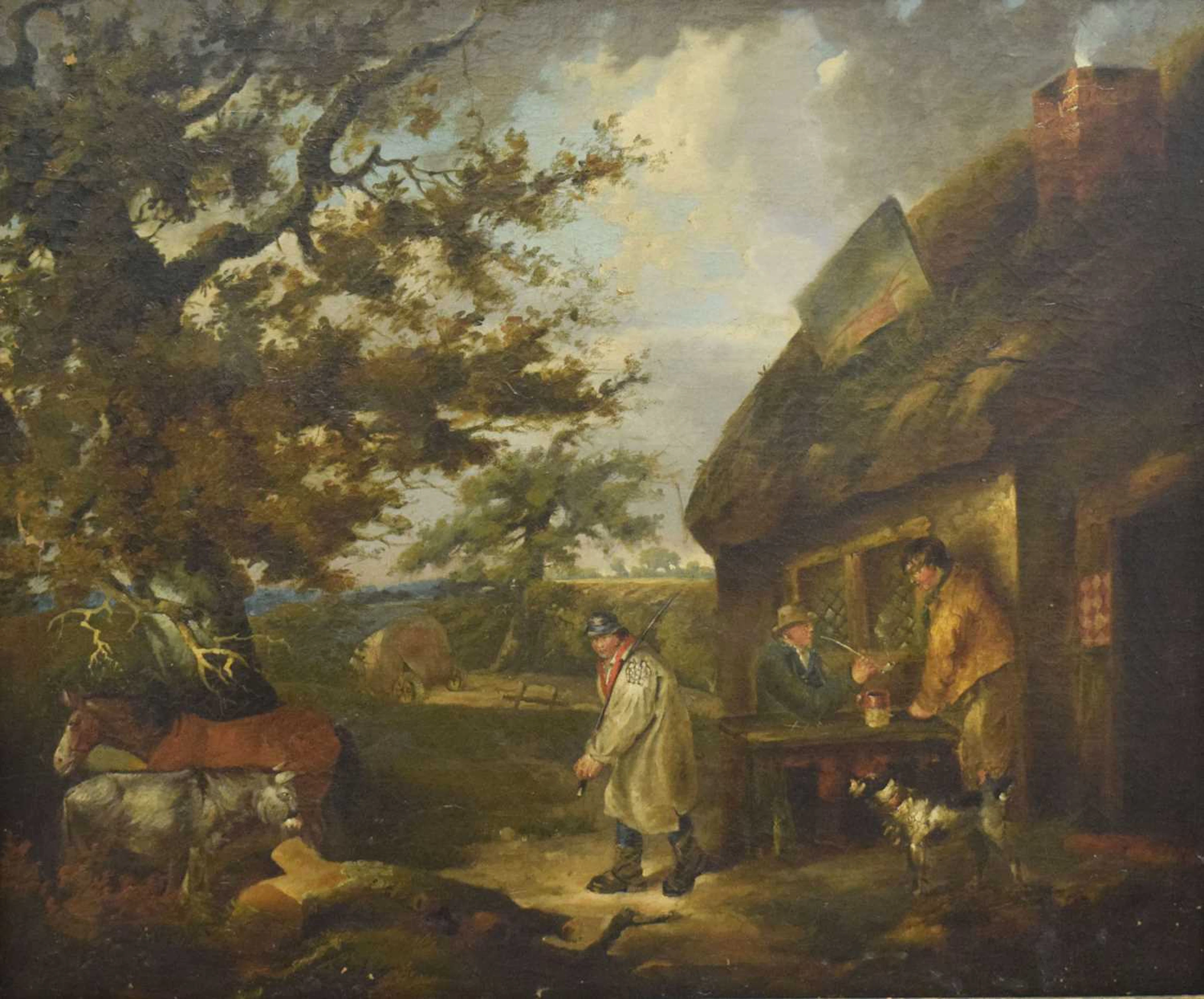 Follower of George Morland (British, 1763-1804) - Oil on canvas -