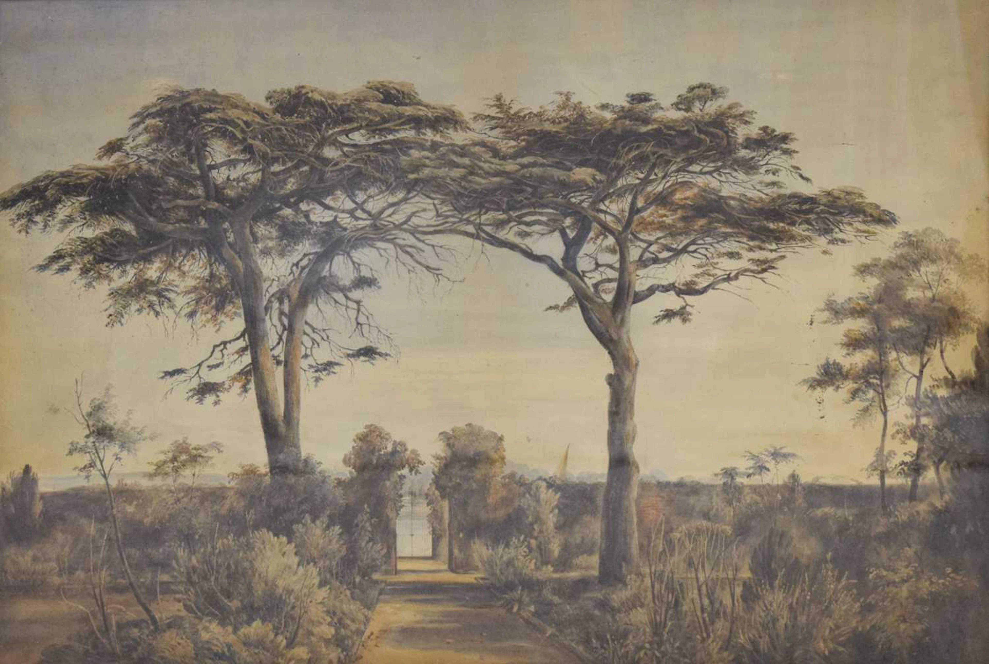 Attributed to James Fuge (fl. 1832-1838) - Watercolour - Chelsea Apothecary