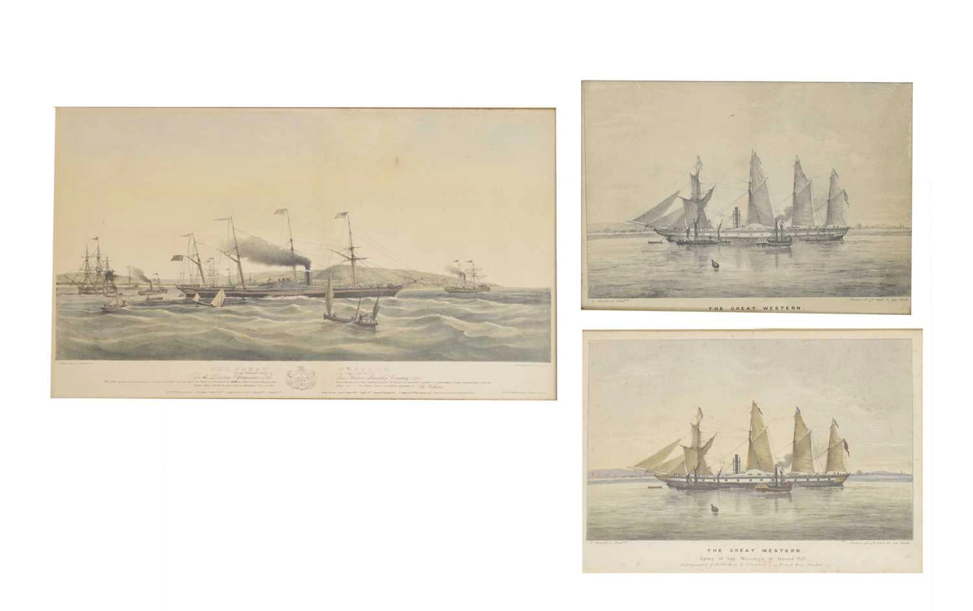 After Joseph Walter - 19th century coloured lithograph - ‘The Great Western'