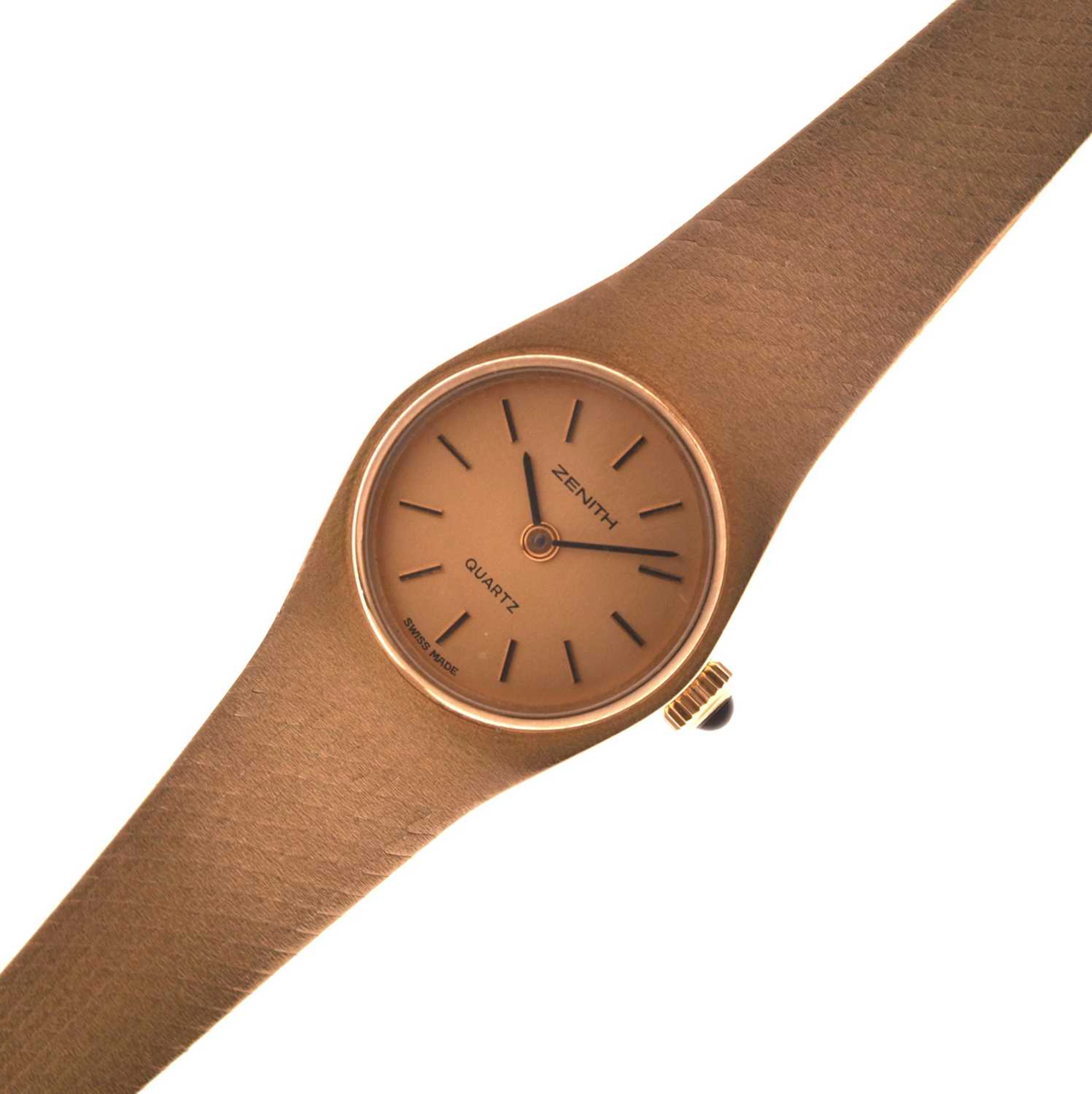 Zenith - Lady's 9K gold bracelet watch