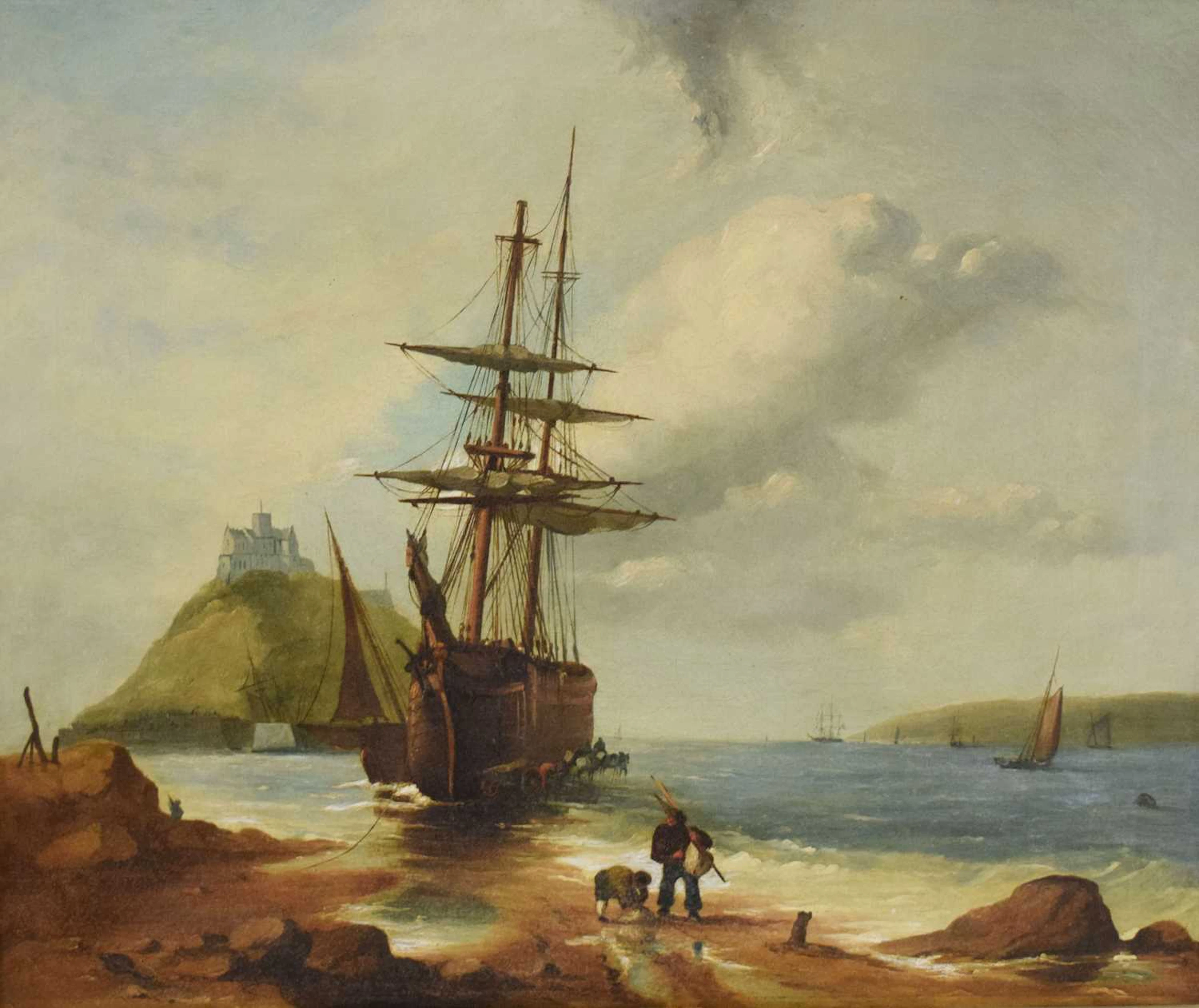 English School circa 1900 - Oil on canvas - St Michael's Mount