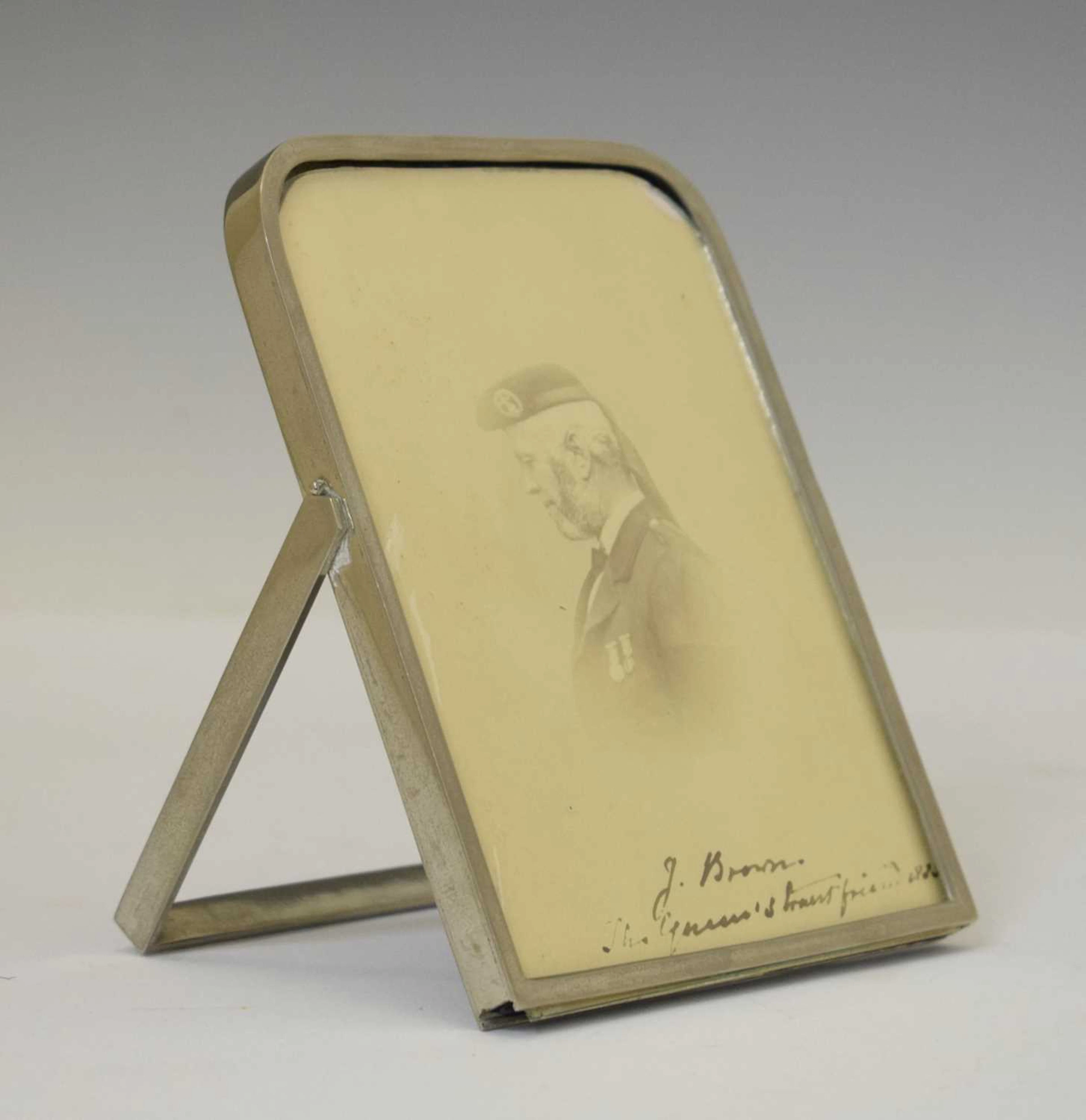 Victorian albumen print cabinet card portrait of John Brown, Queen