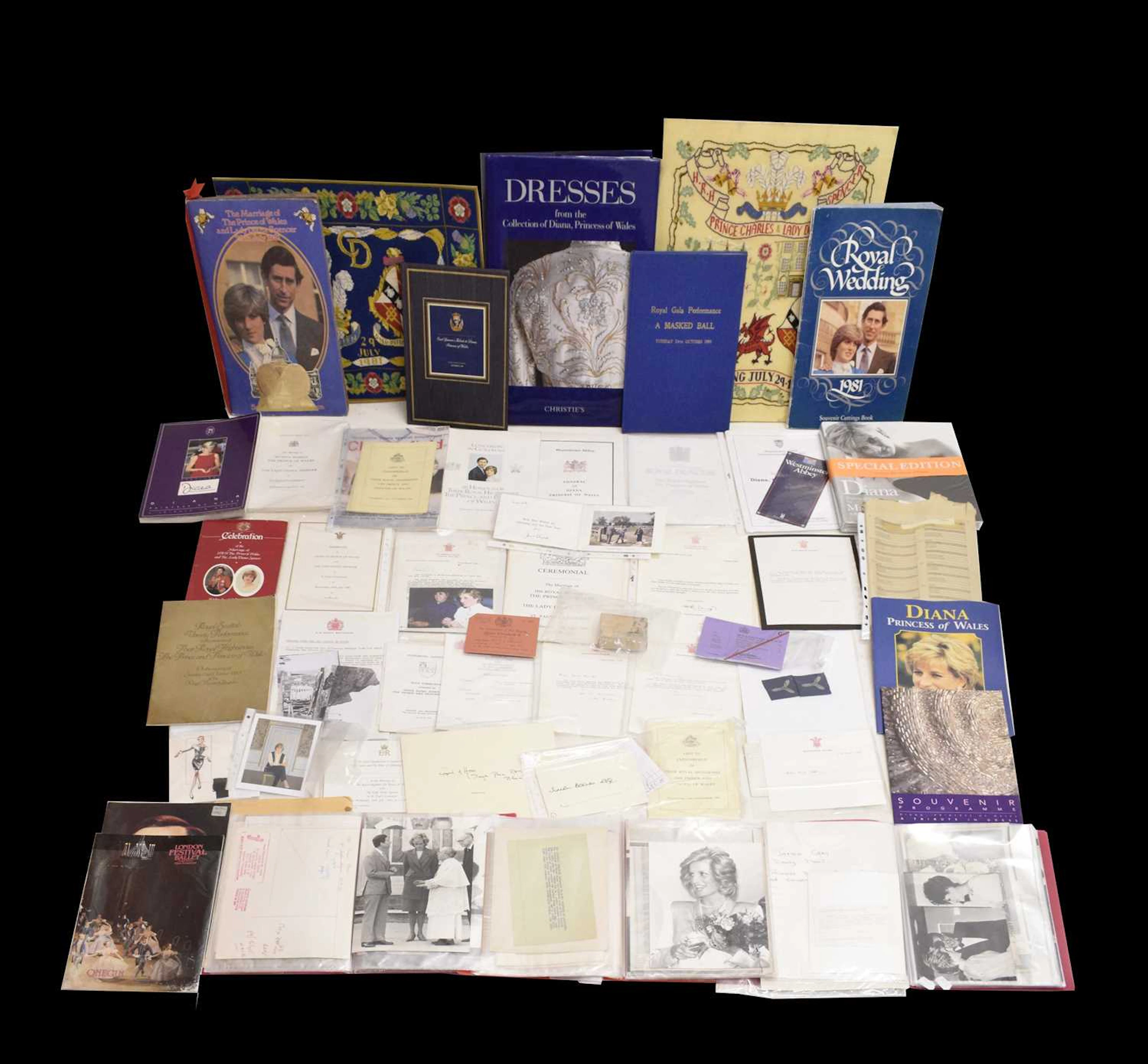 Large archive and collection of items relating to Diana, Princess of Wales