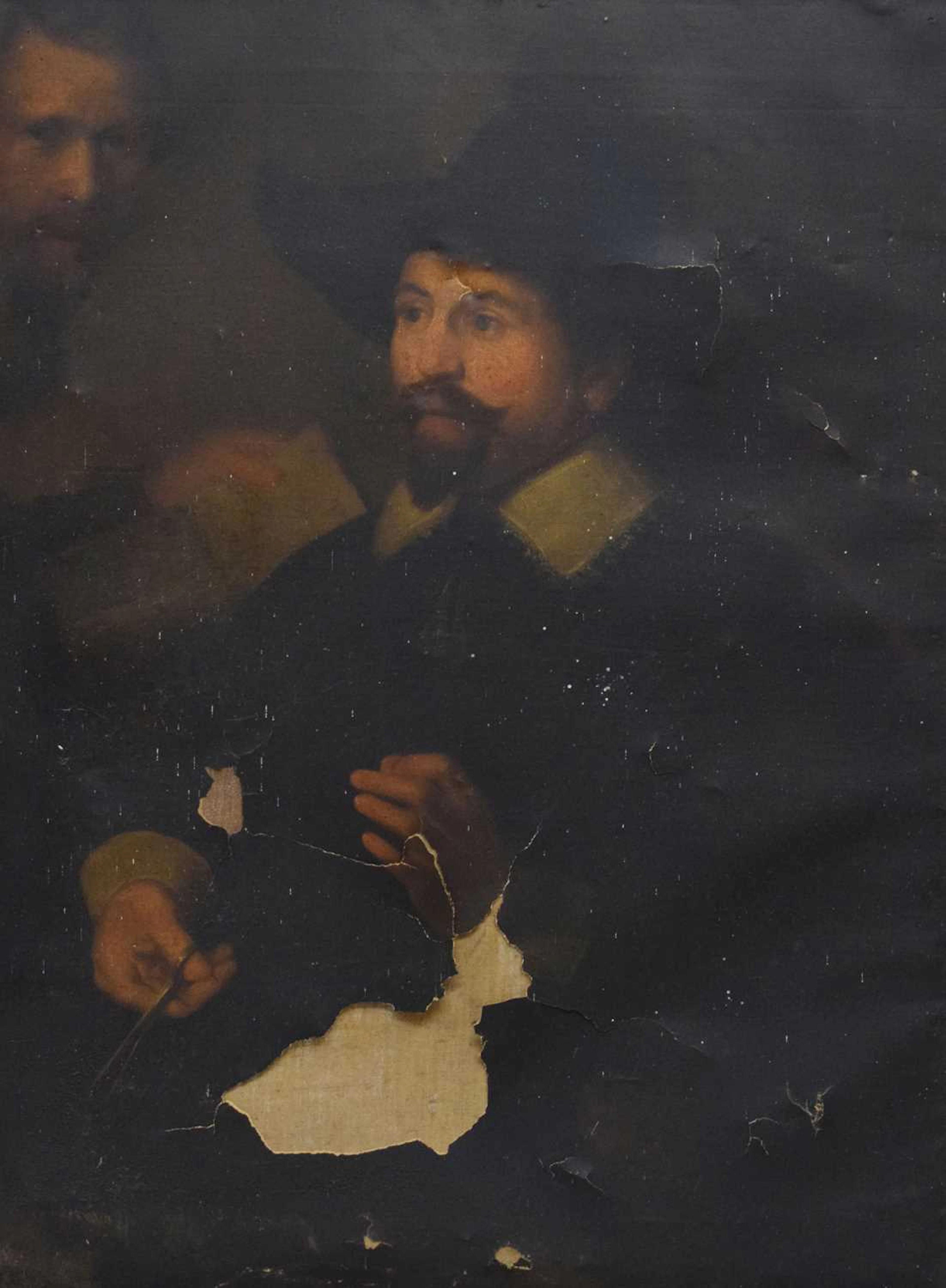After Rembrandt - Detail from 'The Anatomy Lesson of Dr Nicolaes Tulp'