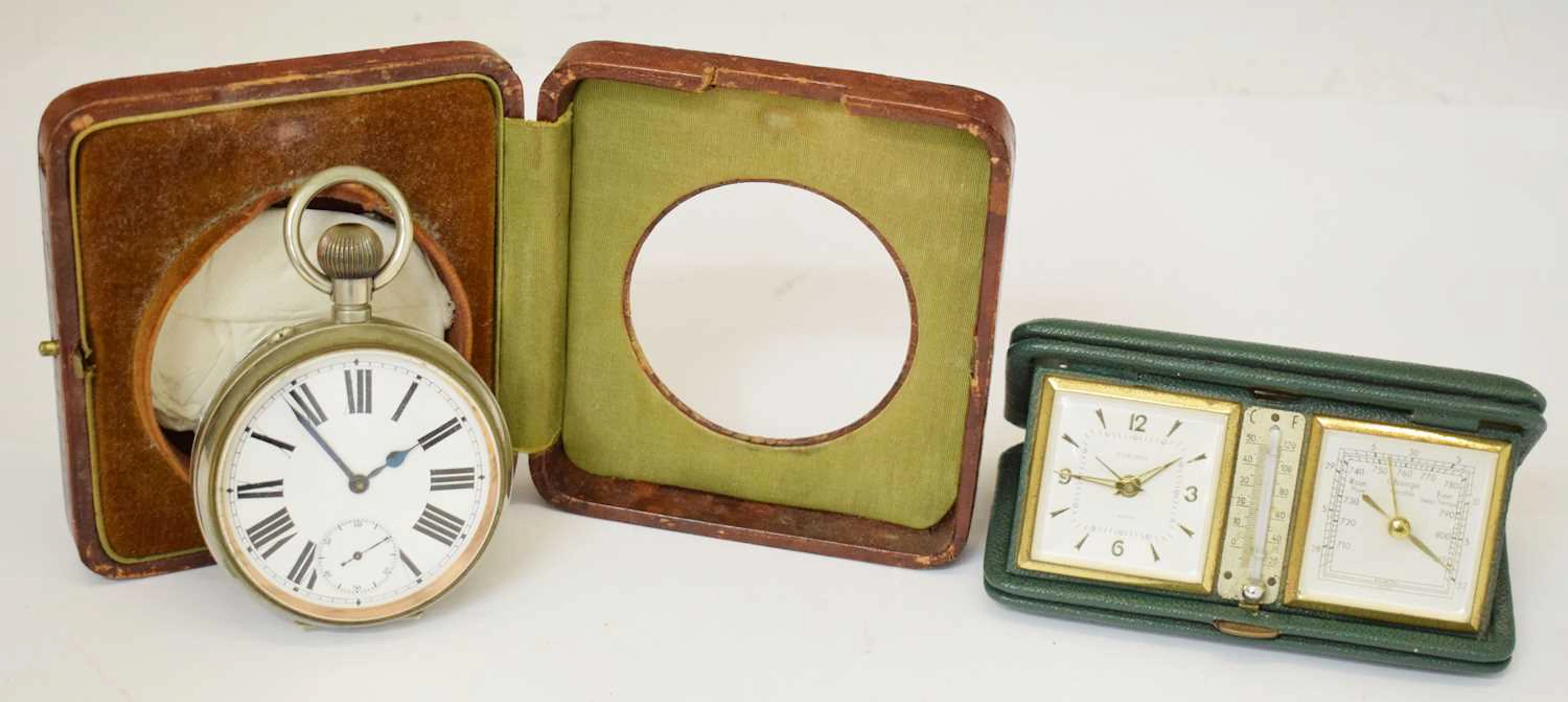 Early 20th century plated mammoth / goliath pocket watch