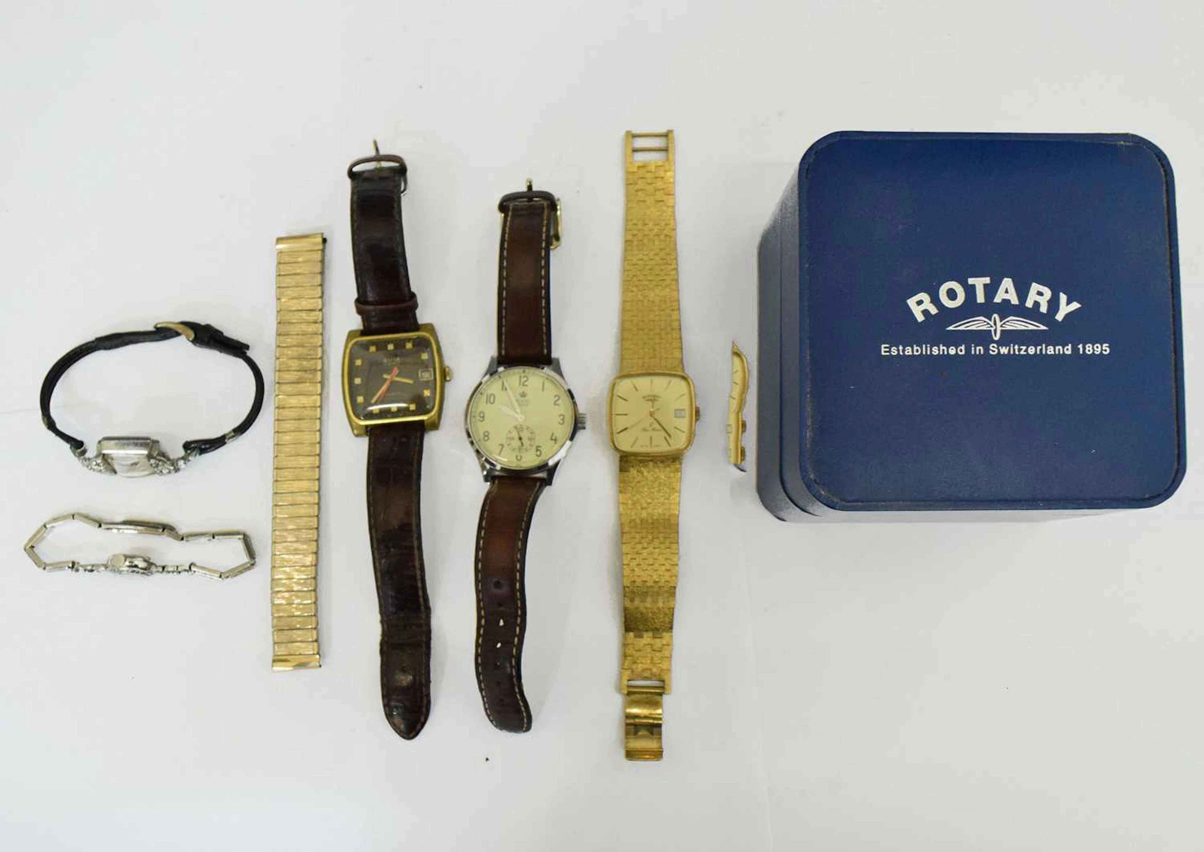 Small collection of dress watches