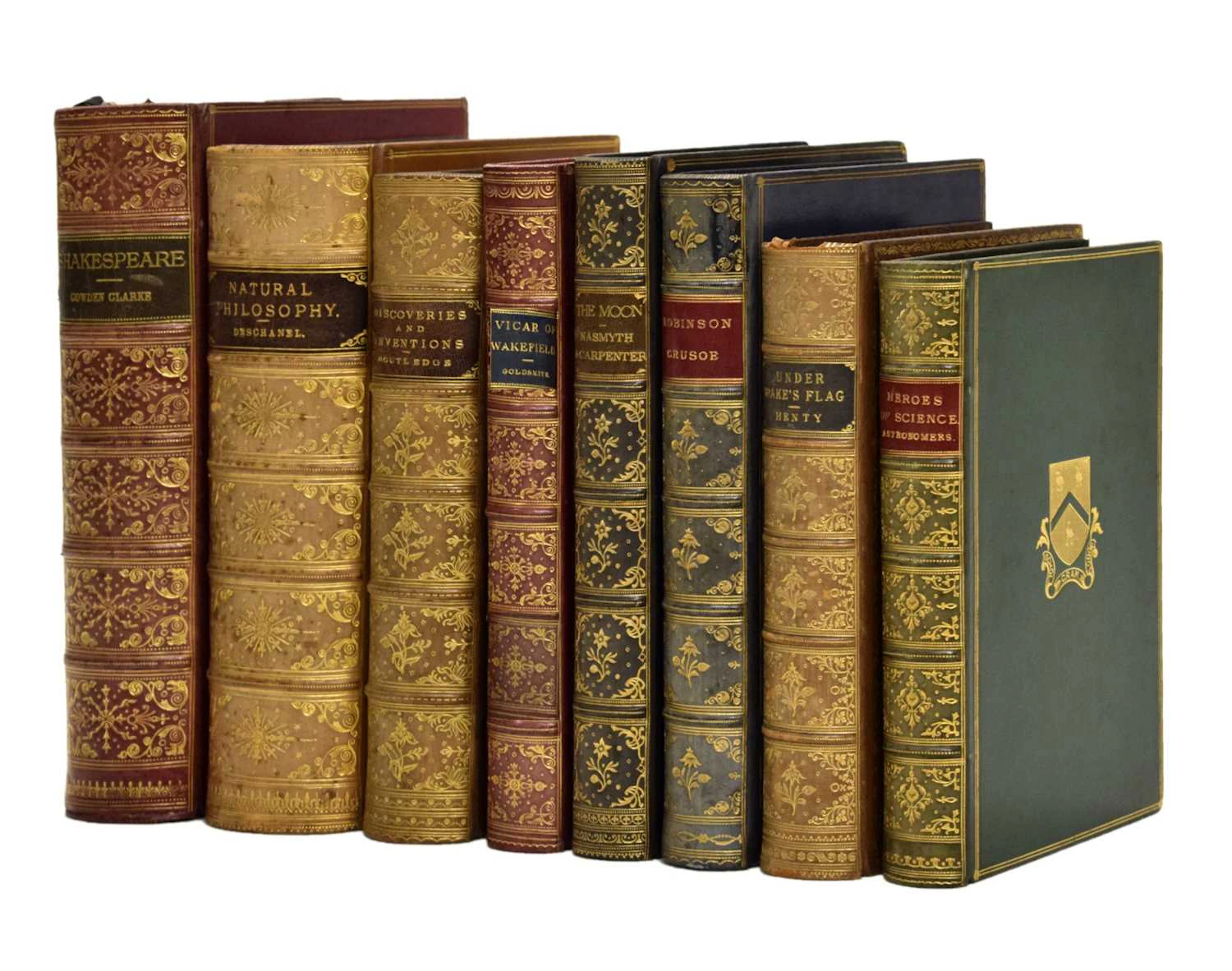 Bickers bindings - Collection of 19th century books