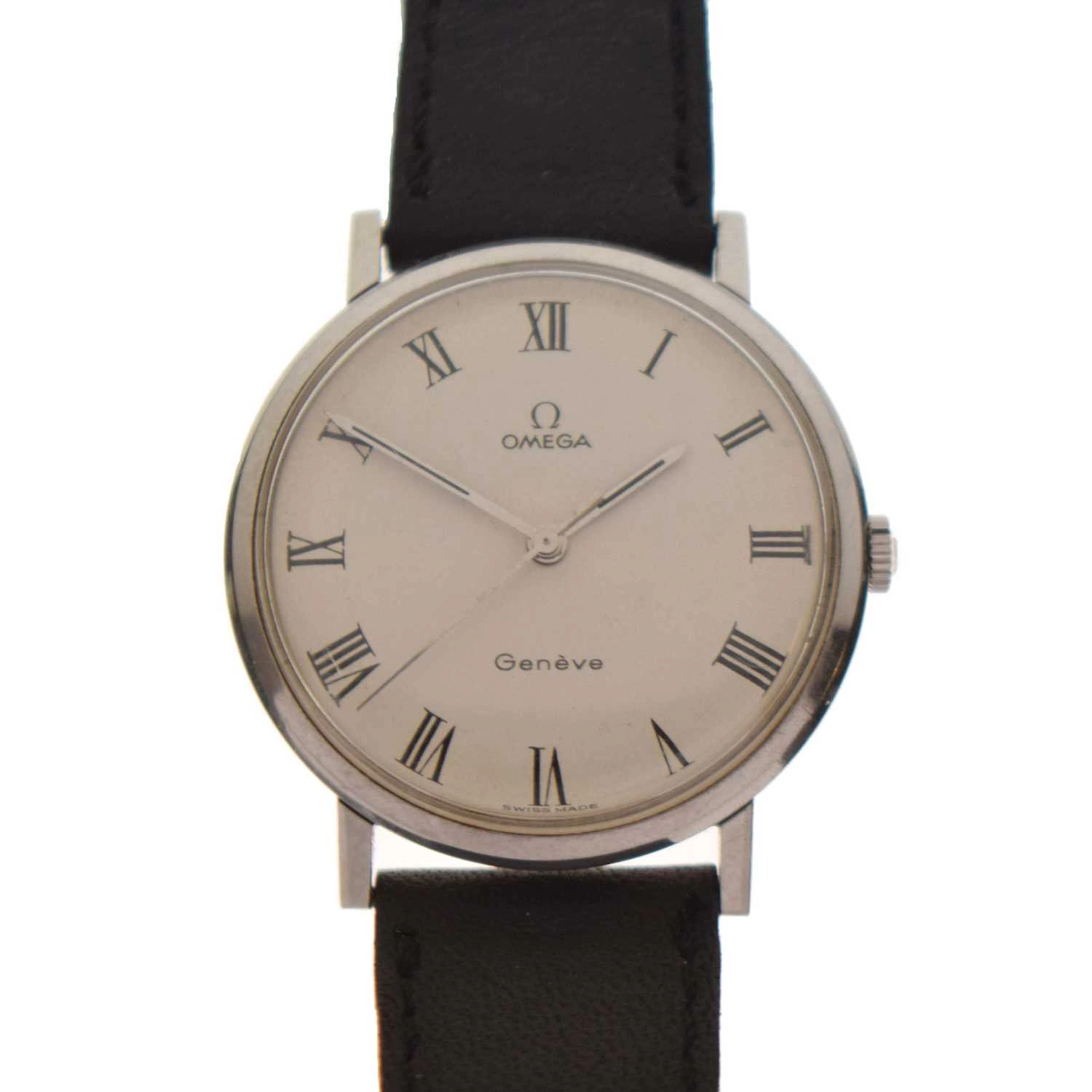 Omega - Genève stainless steel cased wristwatch