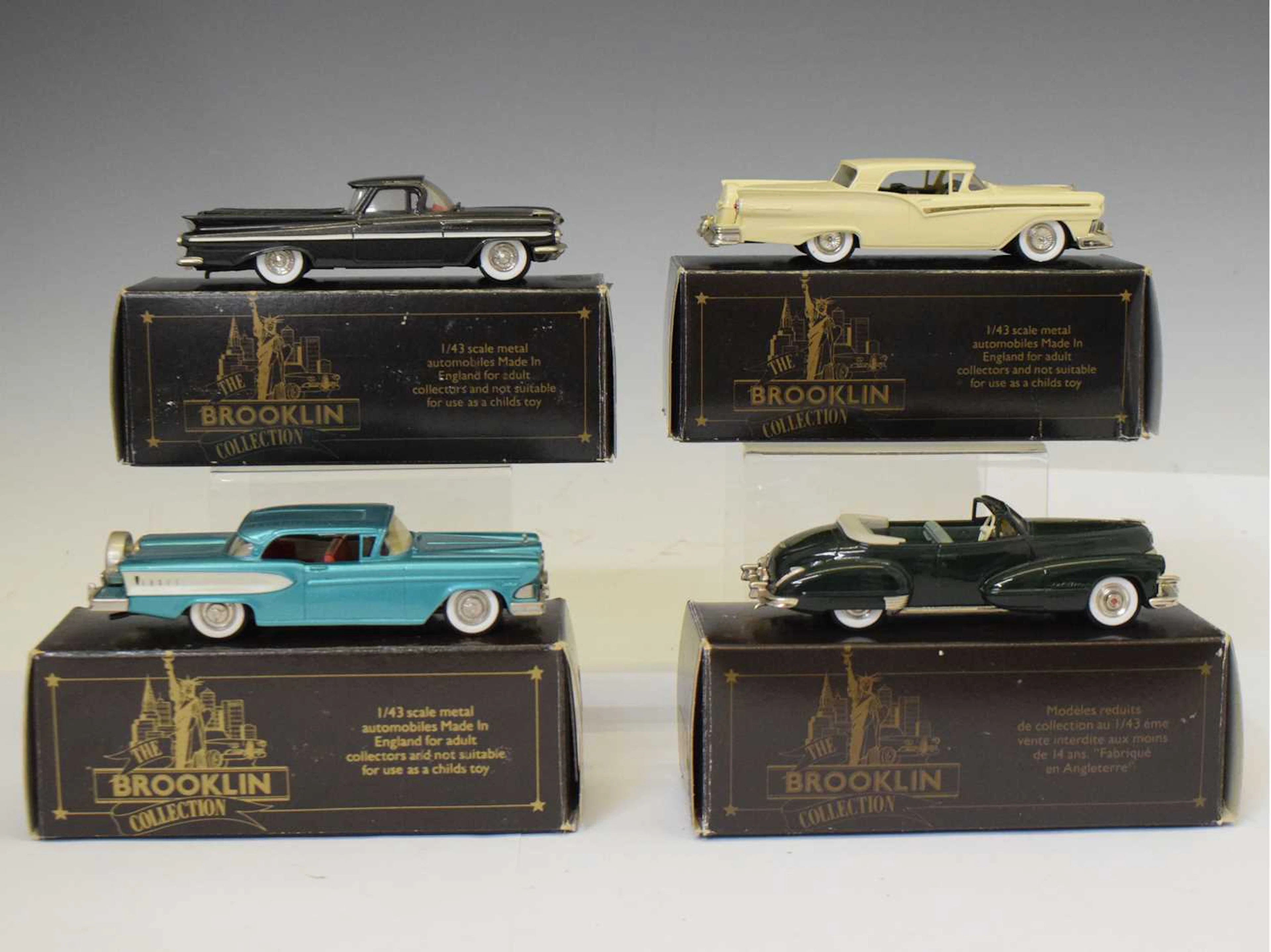 Brooklin Models - Four boxed 1:43 scale model vehicles