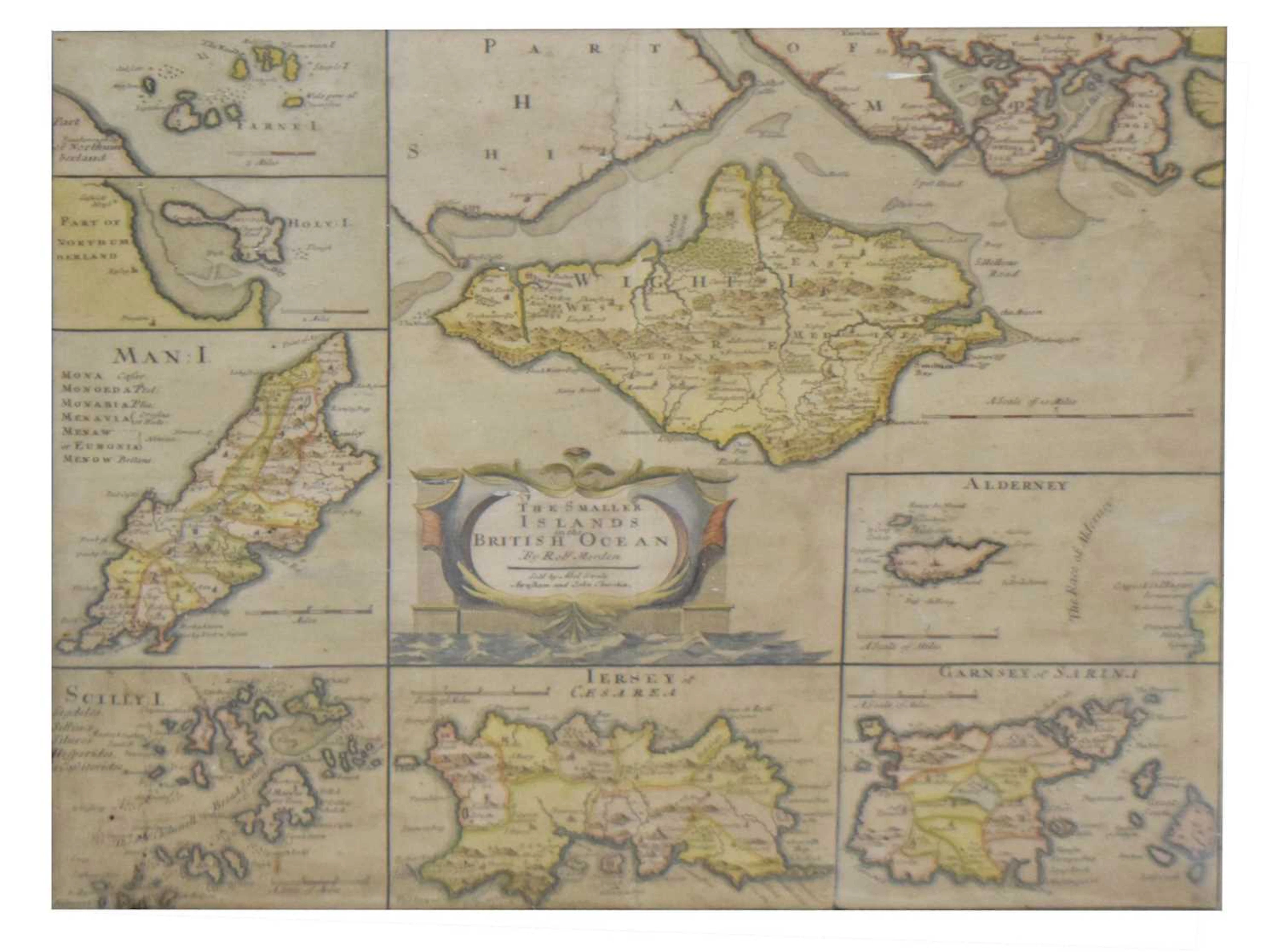 Robert Morden (fl. 1668-1703) - Hand-coloured engraved map
