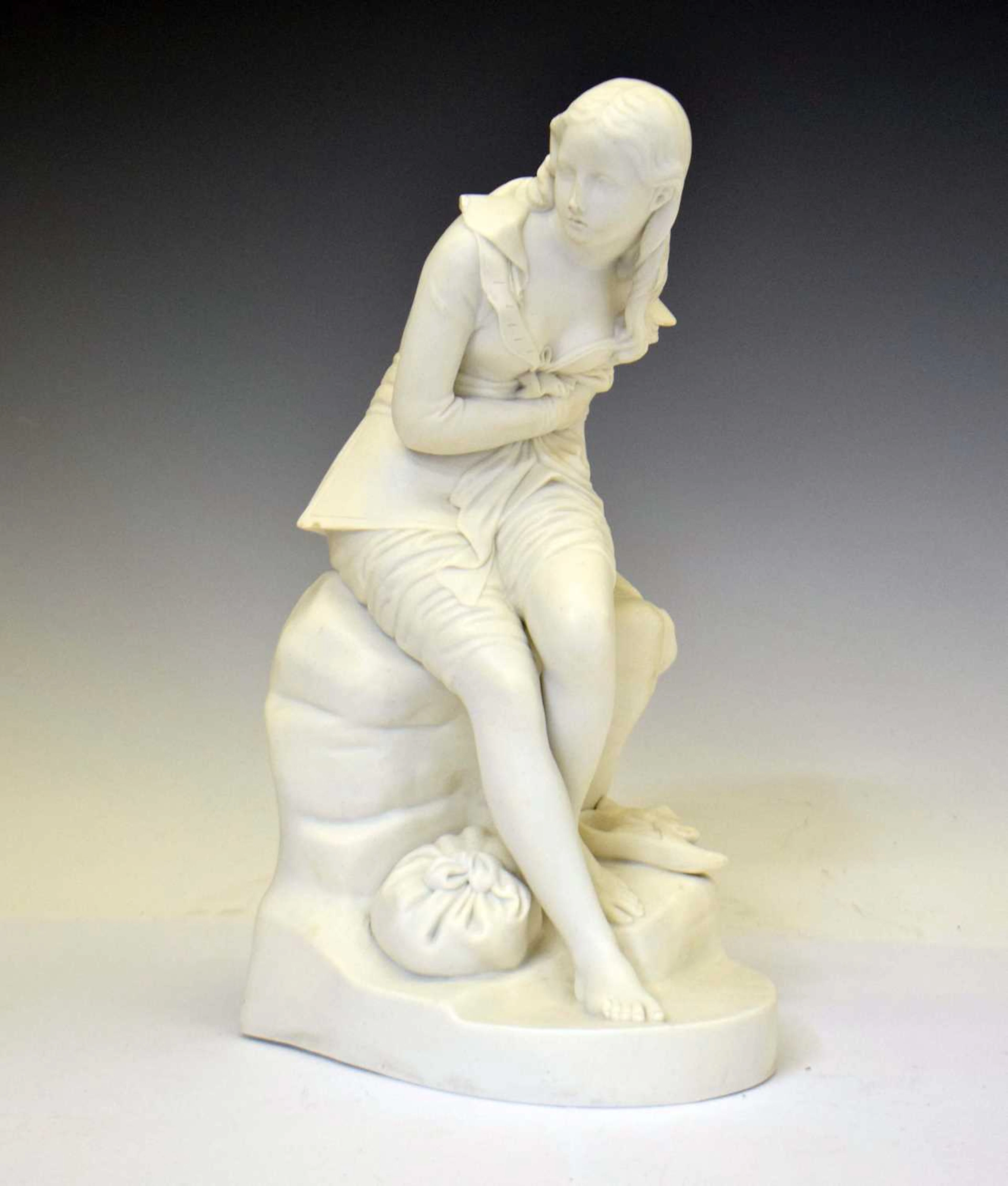 Victorian Minton Parian ware figure of Dorethea modelled by John Bell