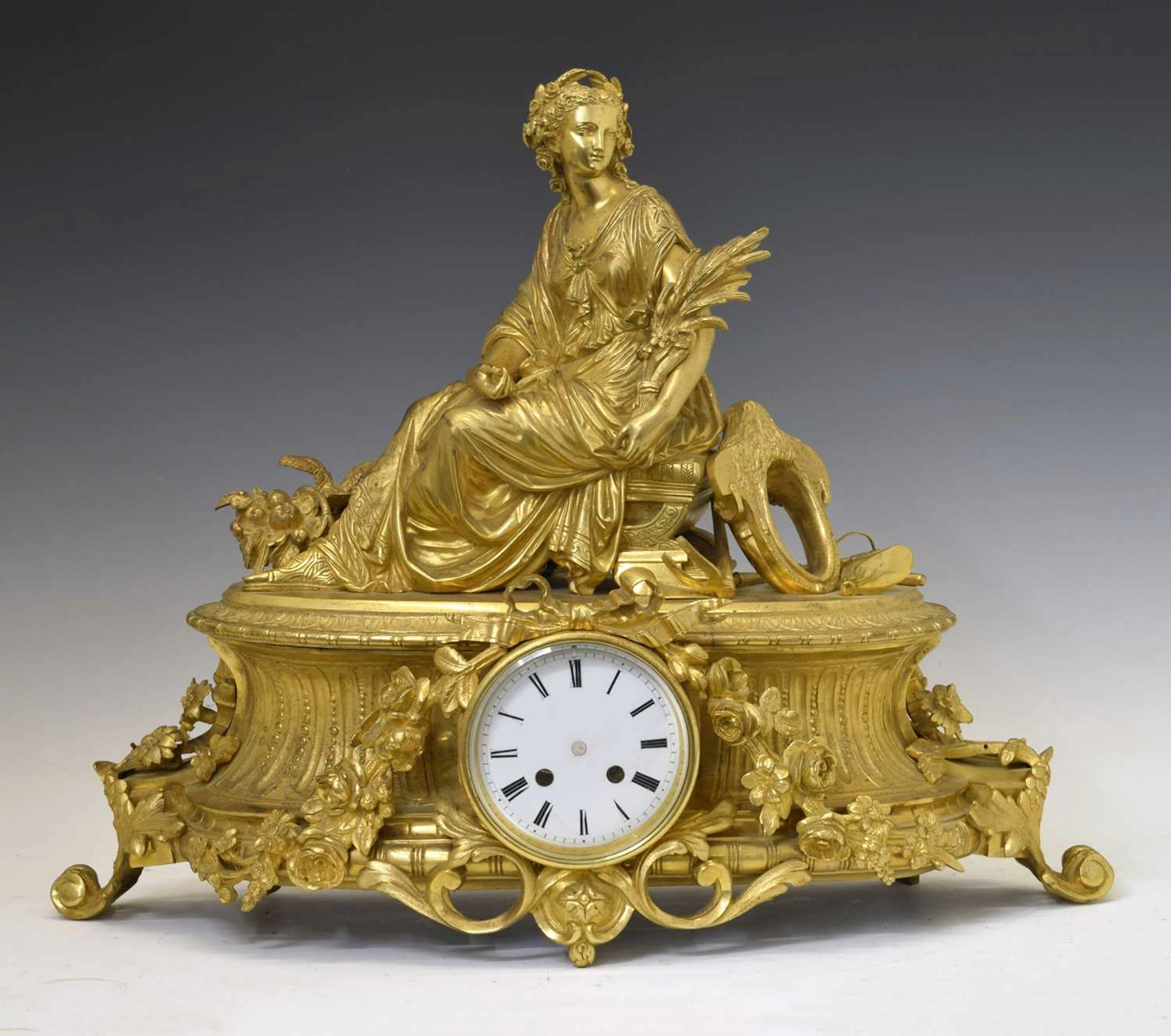 Henri Picard, (French, fl. 1831-1864) - Ormolu mantel or table clock case