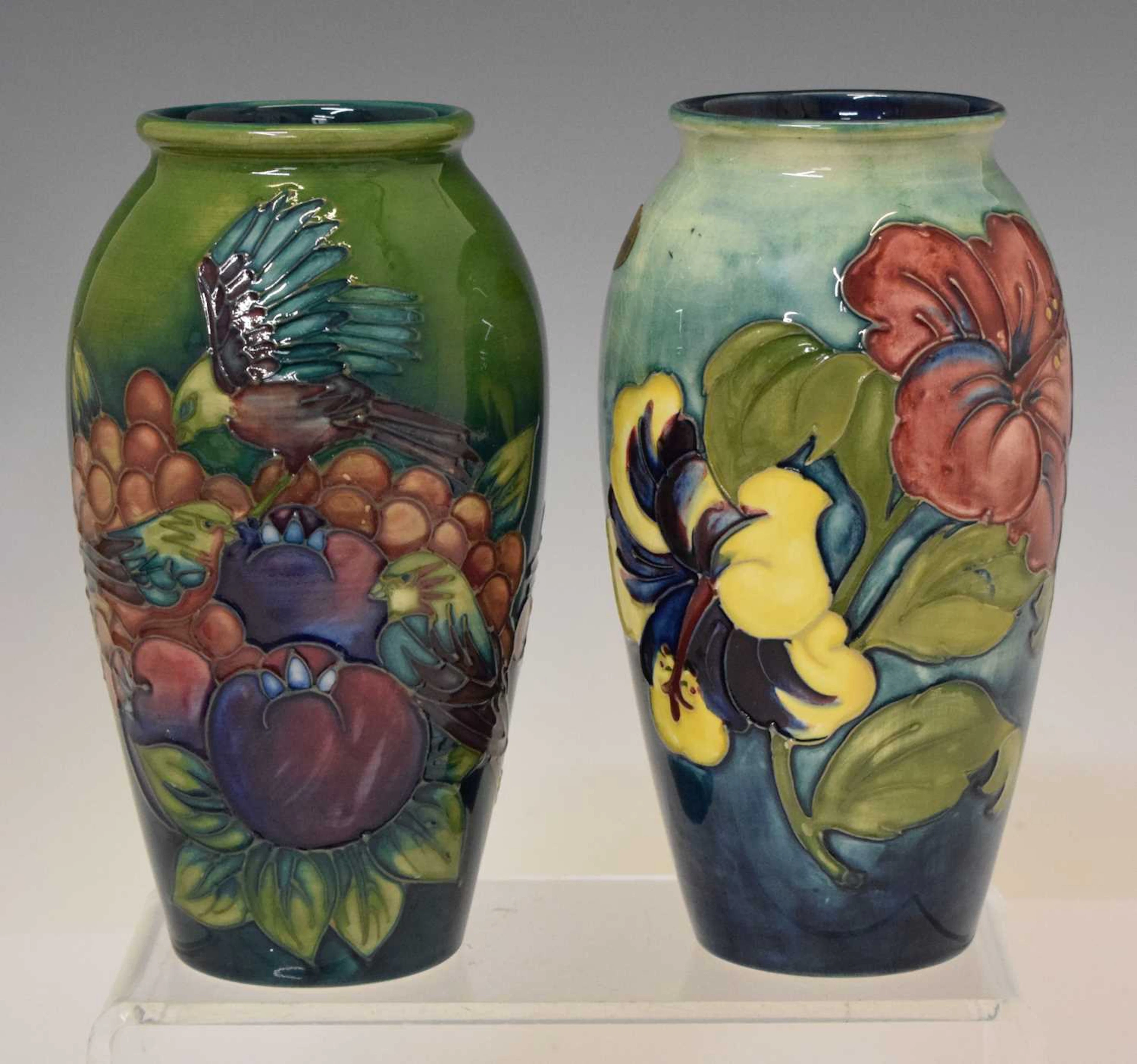 Moorcroft - Walter Moorcroft vase of shouldered form, etc