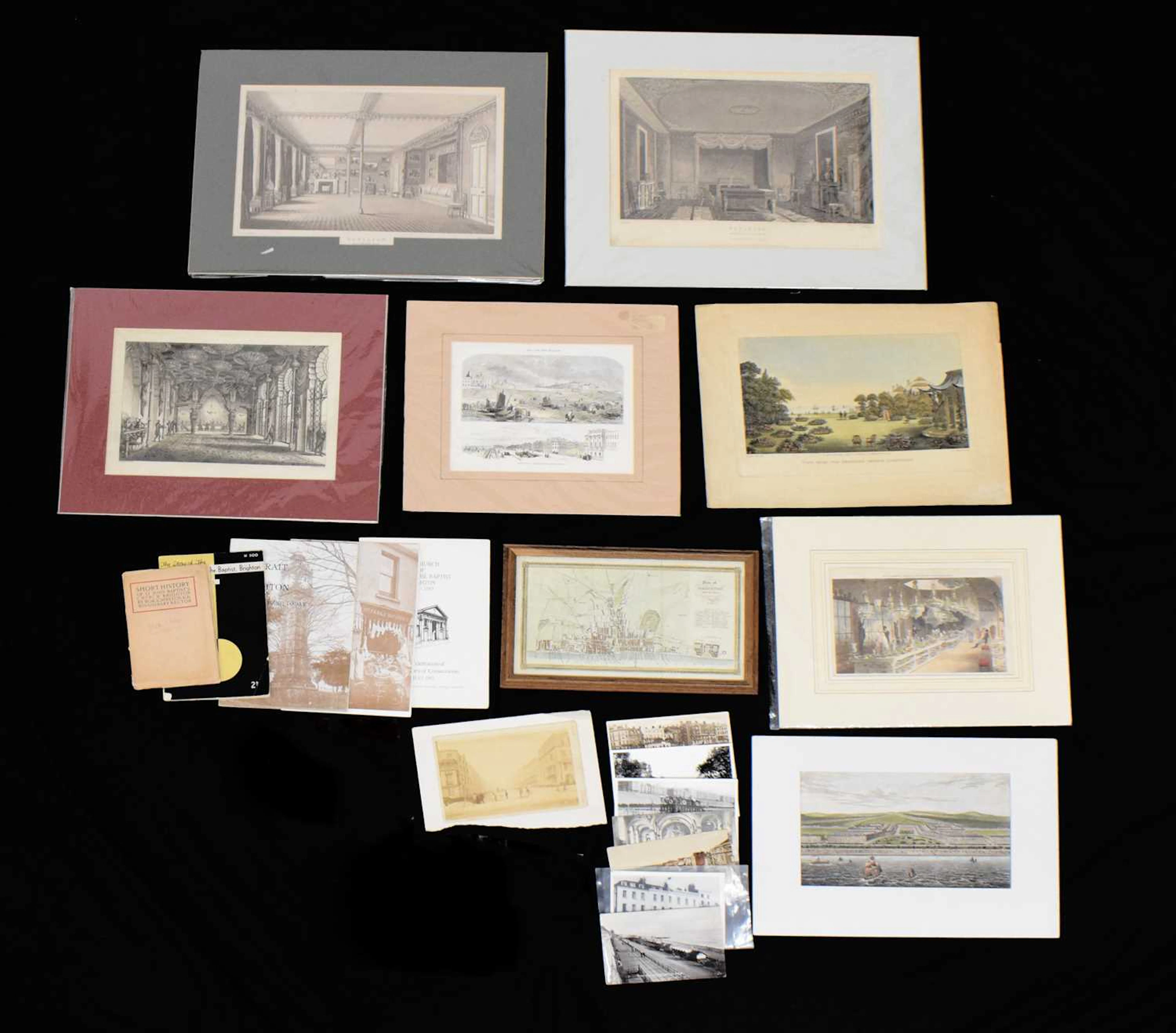 Collection of Brighton related ephemera