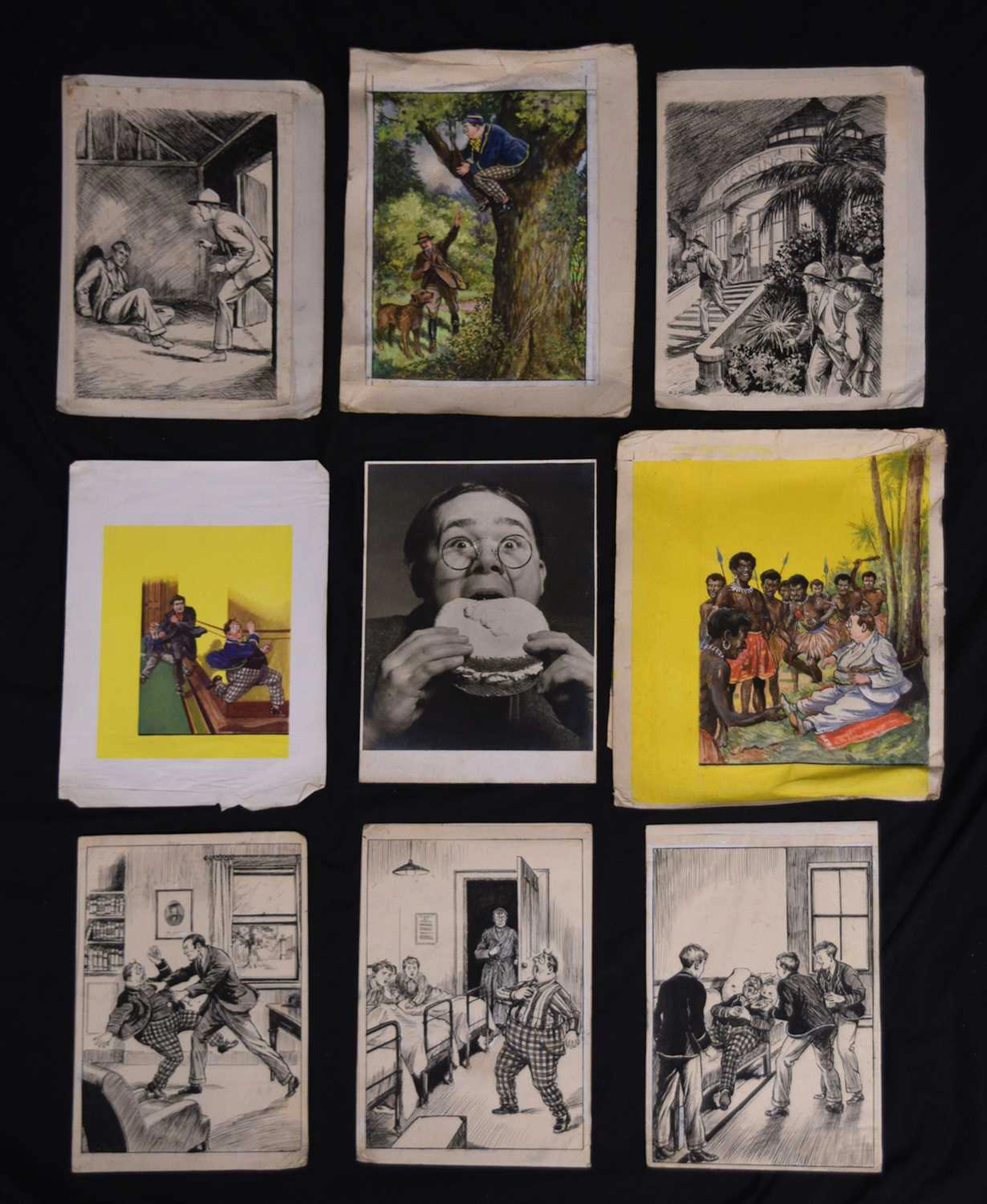 Billy Bunter - Group of original artwork, etc