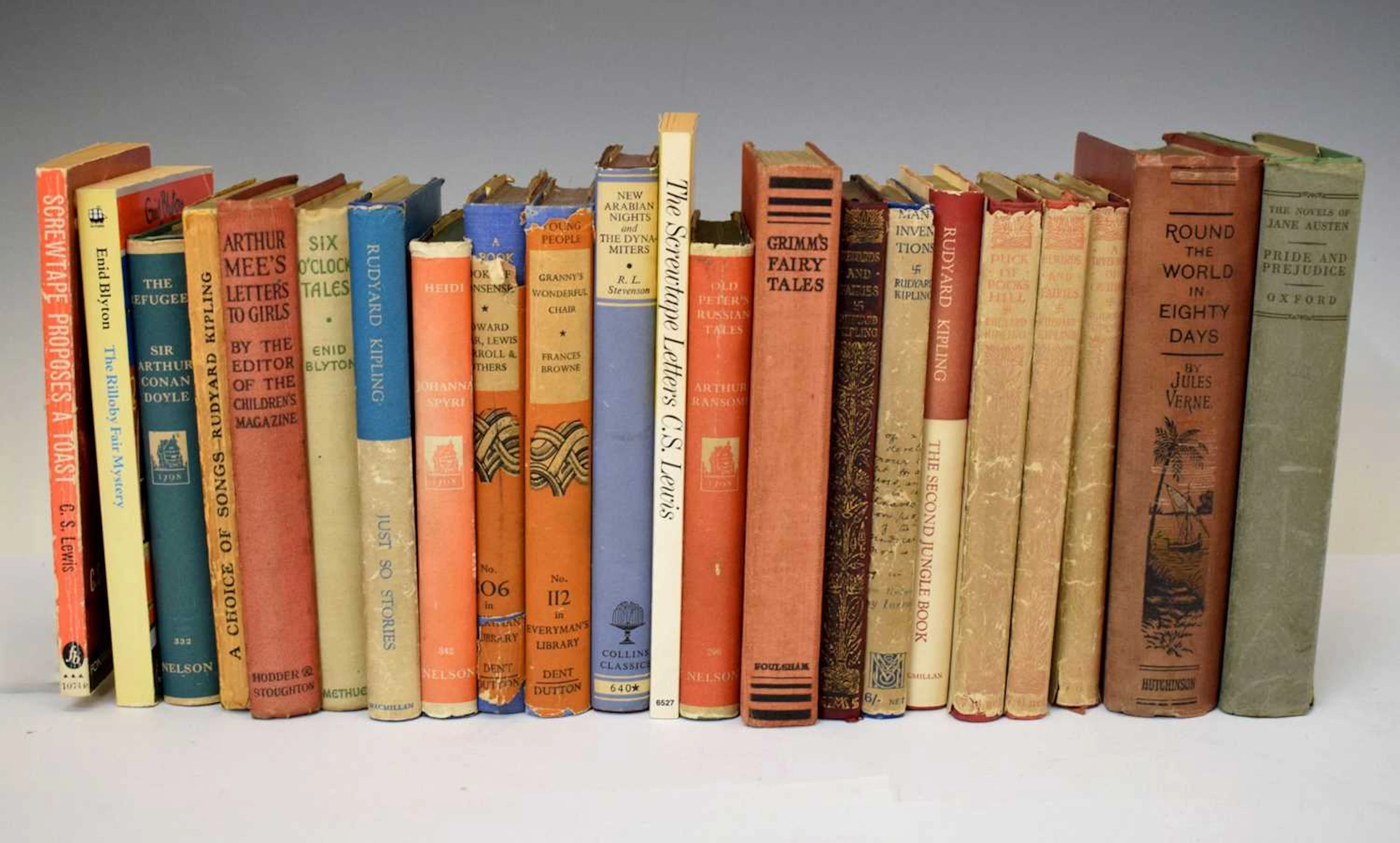 Collection of early to mid 20th century novels