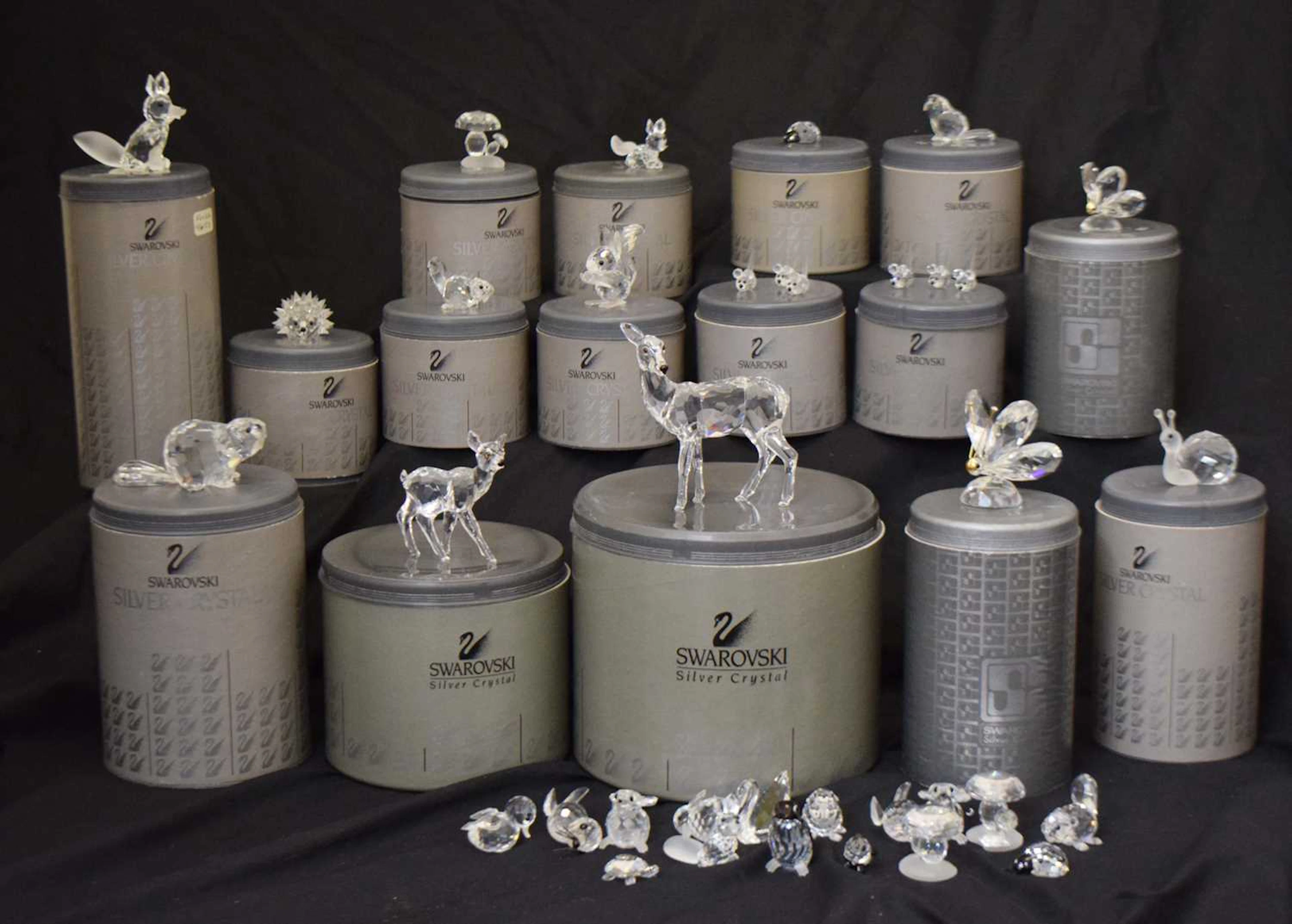 Swarovski - Collection of woodland animal and other ornaments