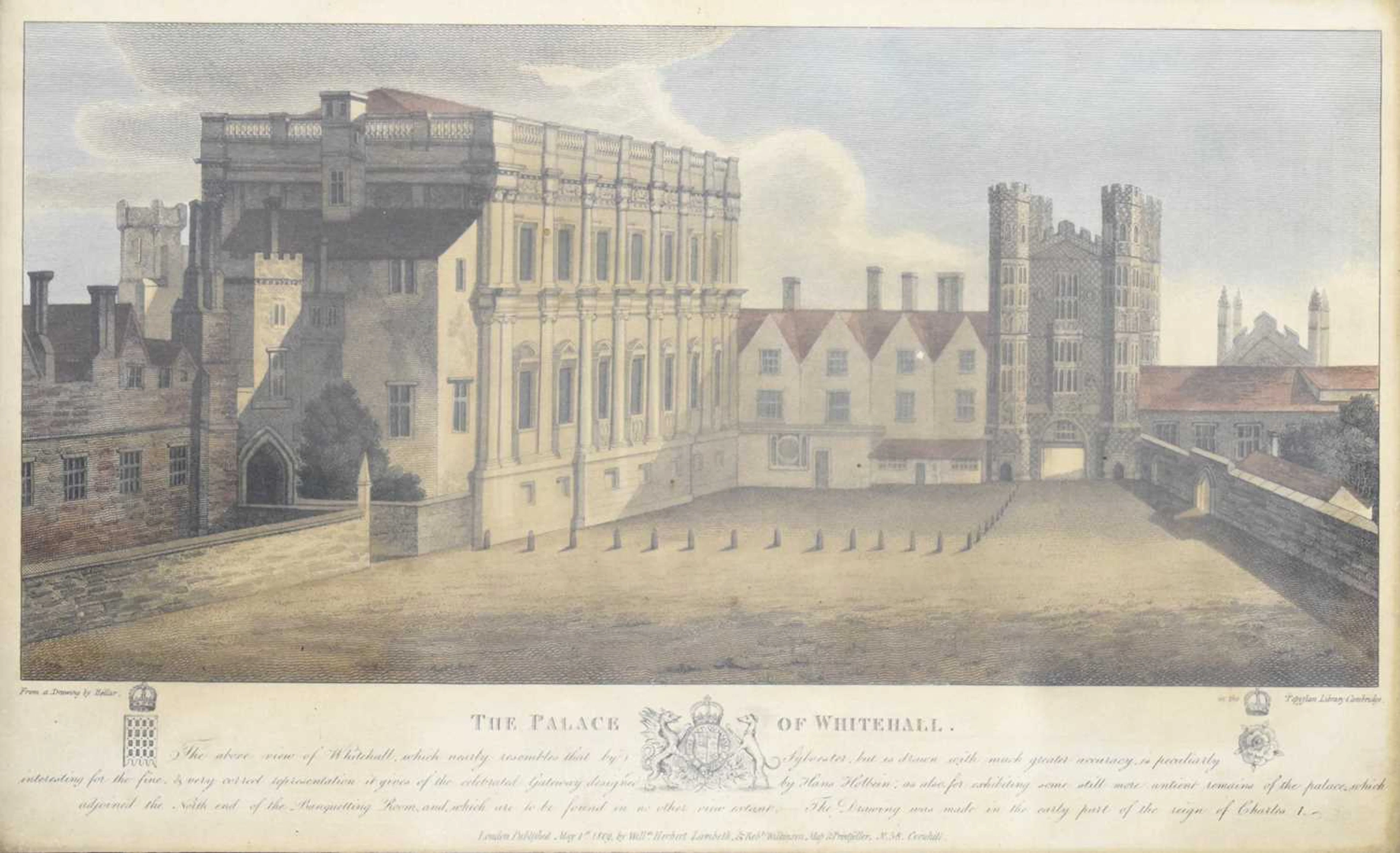 After Wenceslaus Hollar (1607-1677) - 'The Palace of Whitehall'
