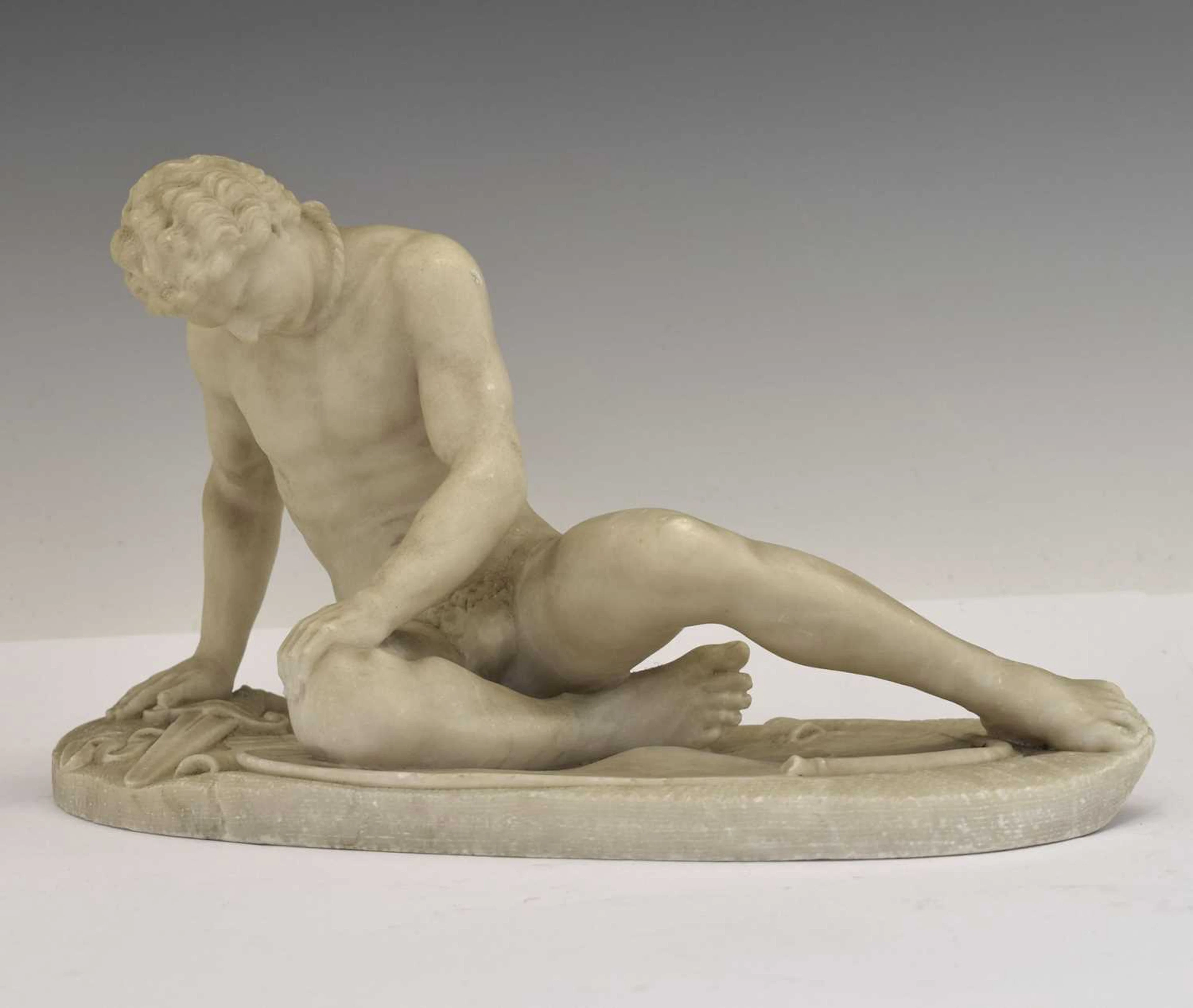 Grand Tour Interest - Late 19th century carved alabaster figure