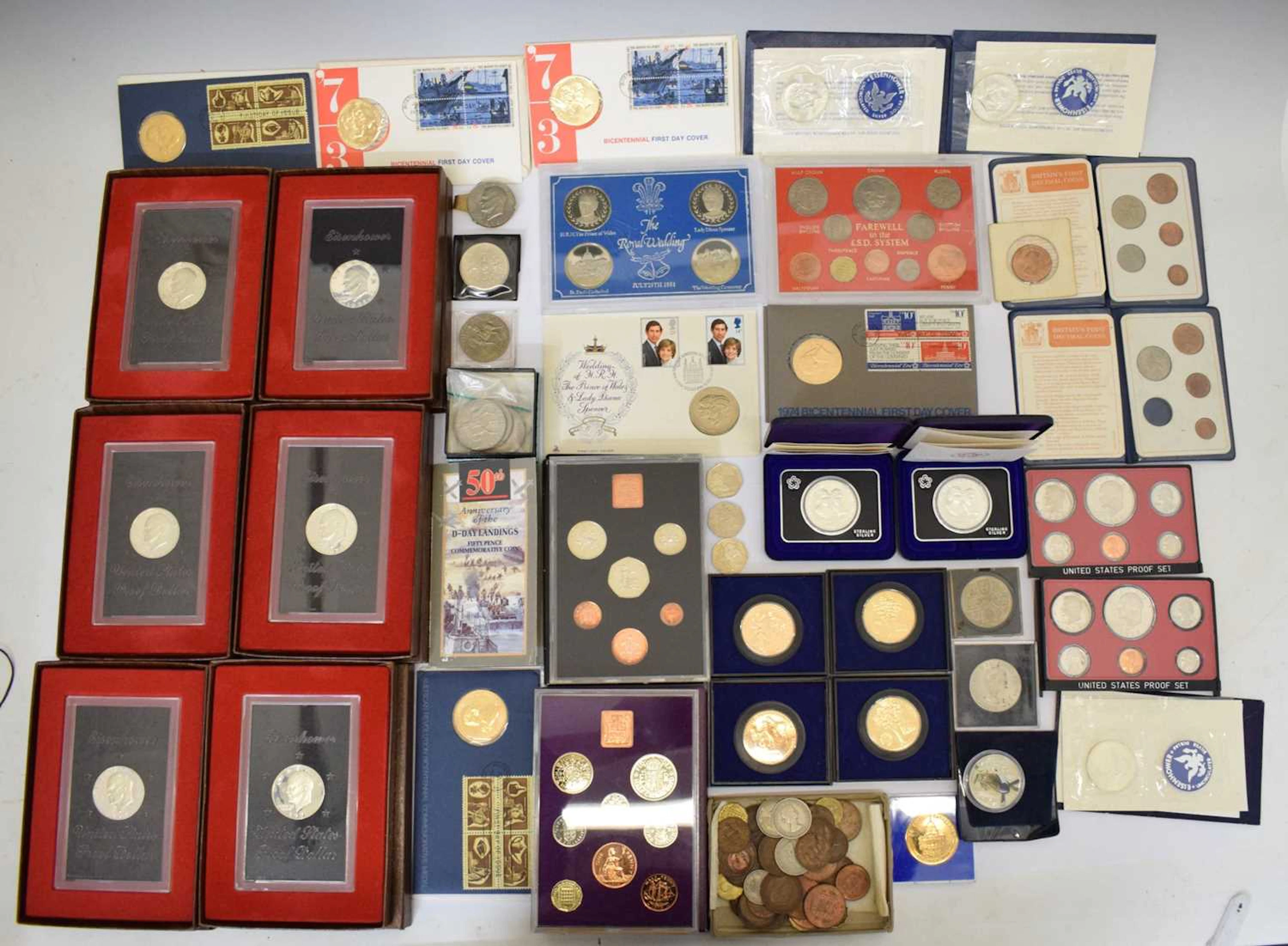 Collection of U.S. and G.B. coinage