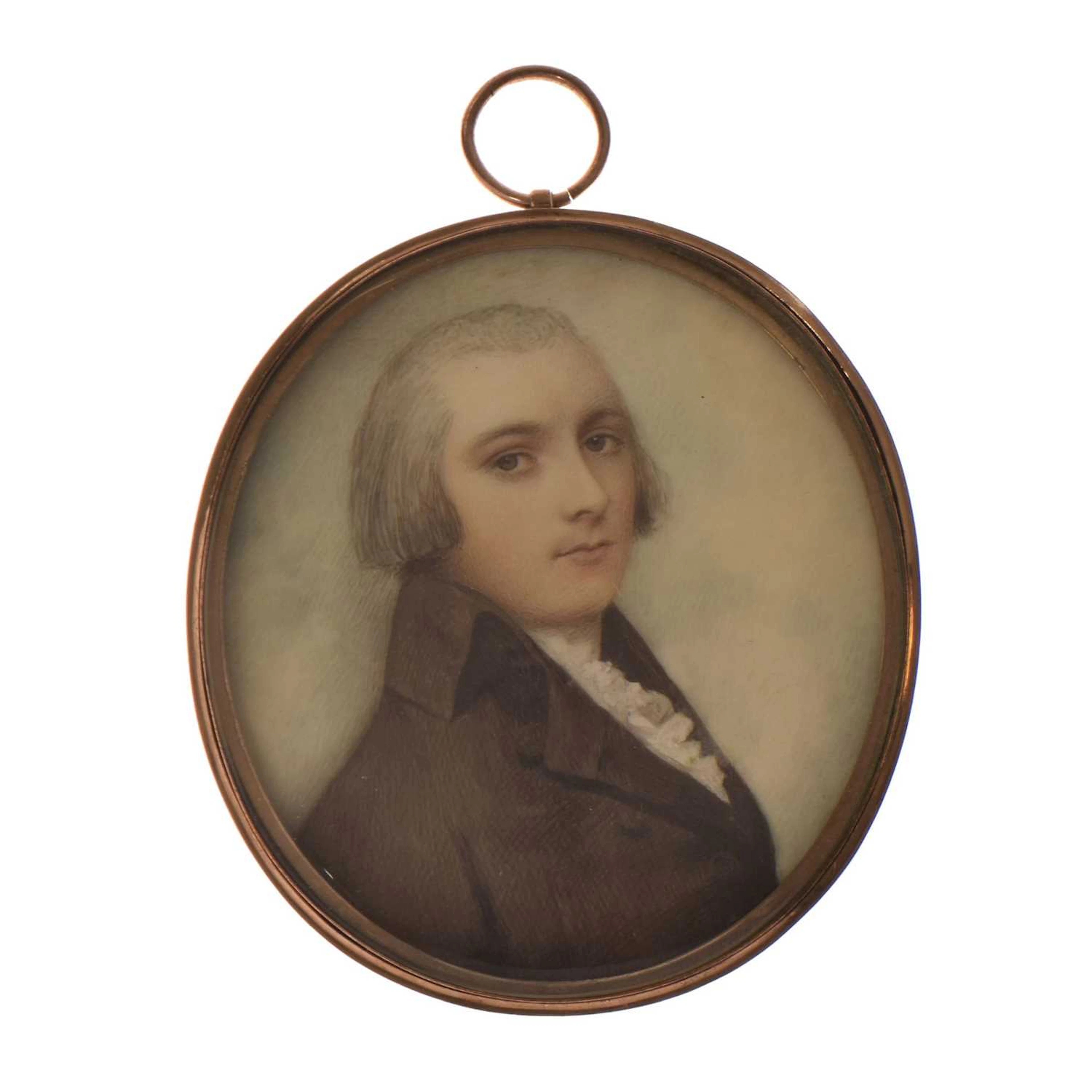Attr. Andrew Plimer, (1763-1837) - Portrait miniature, believed to