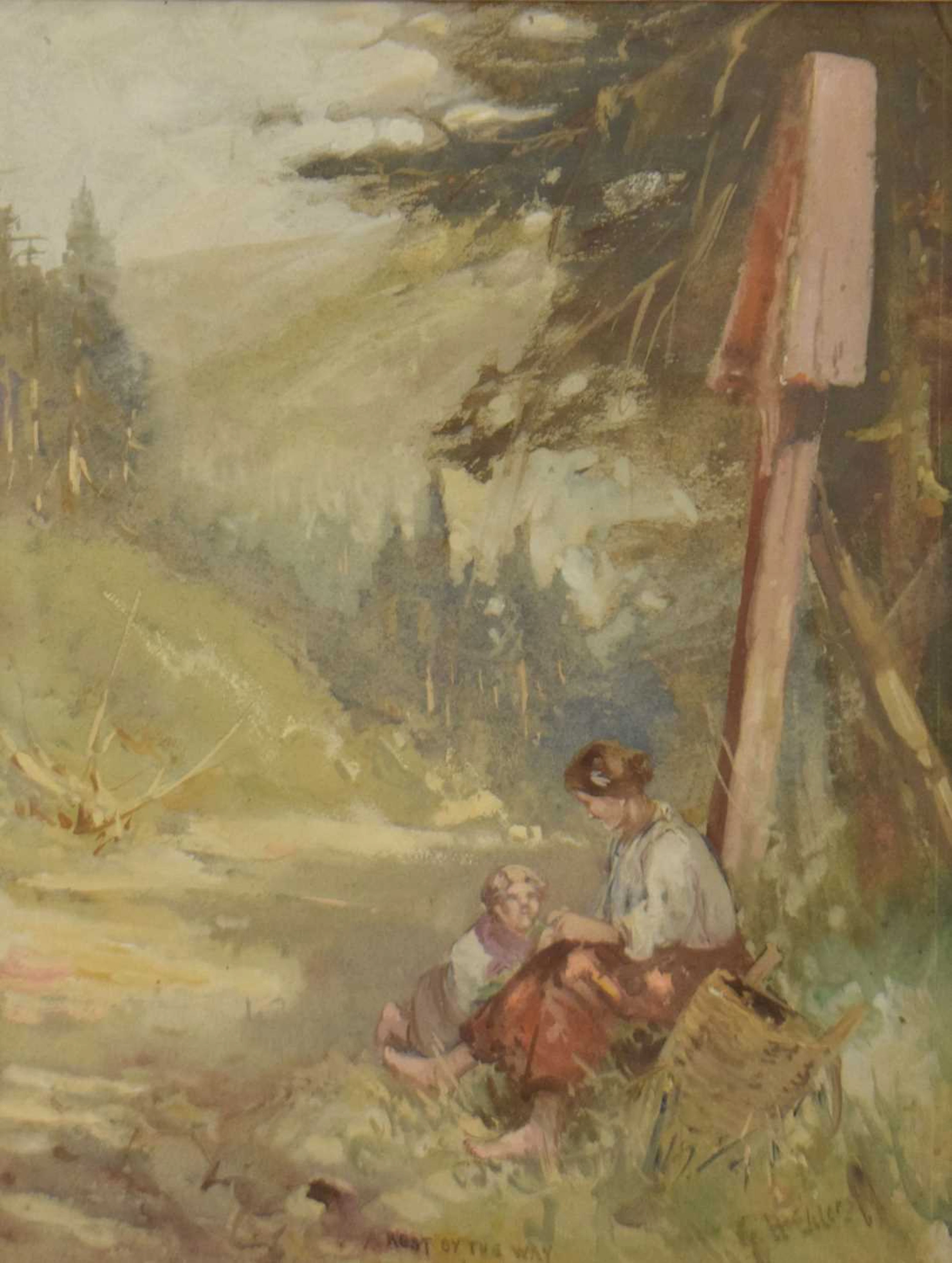 Ernest Herman Ehlers (Bristol Savages/1904 arts, 1858-1943) - Watercolour