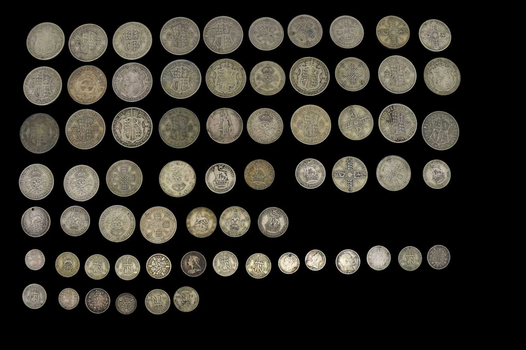 Quantity of mainly pre-1947 GB coinage