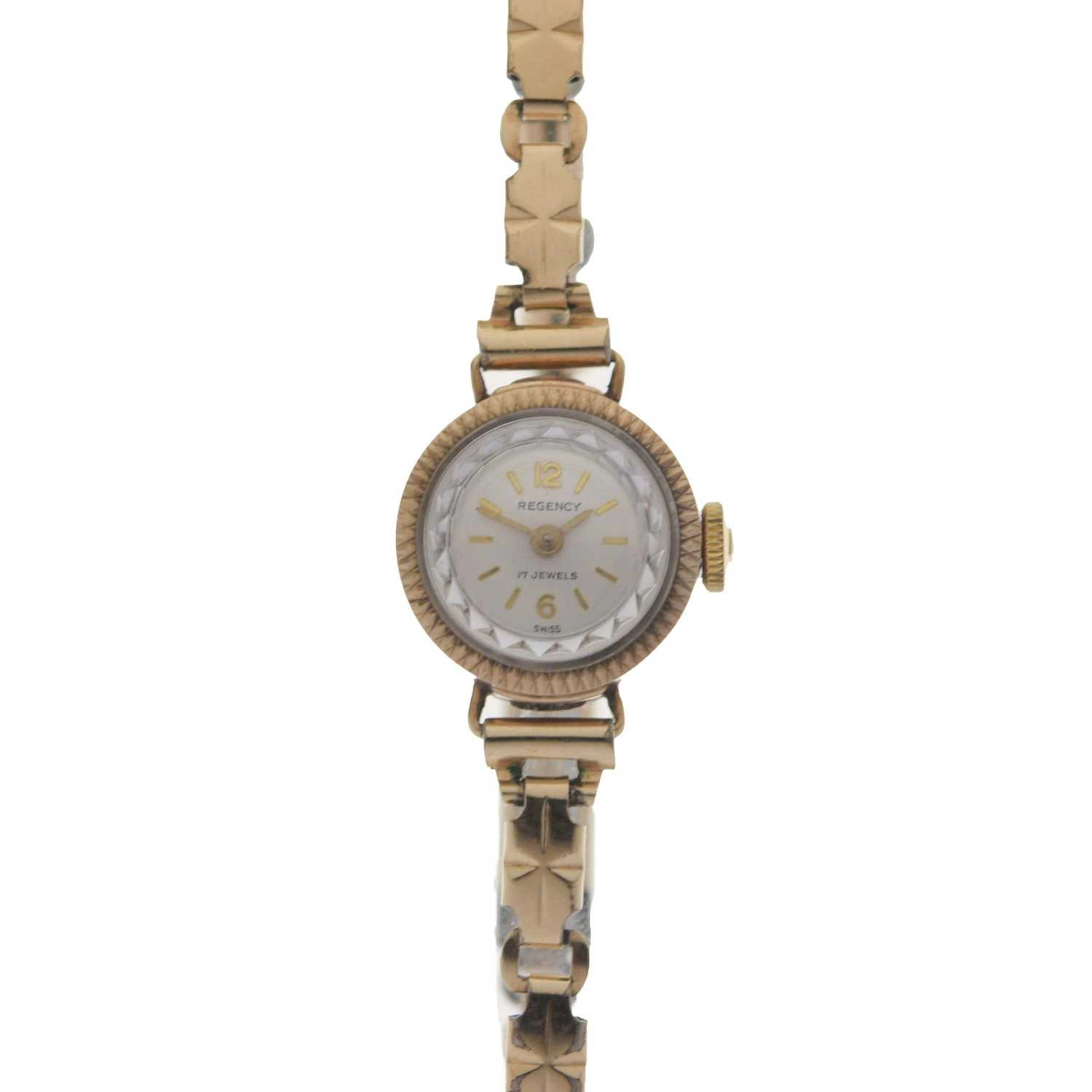 Regency - Lady's 1960s 9ct gold cased bracelet watch