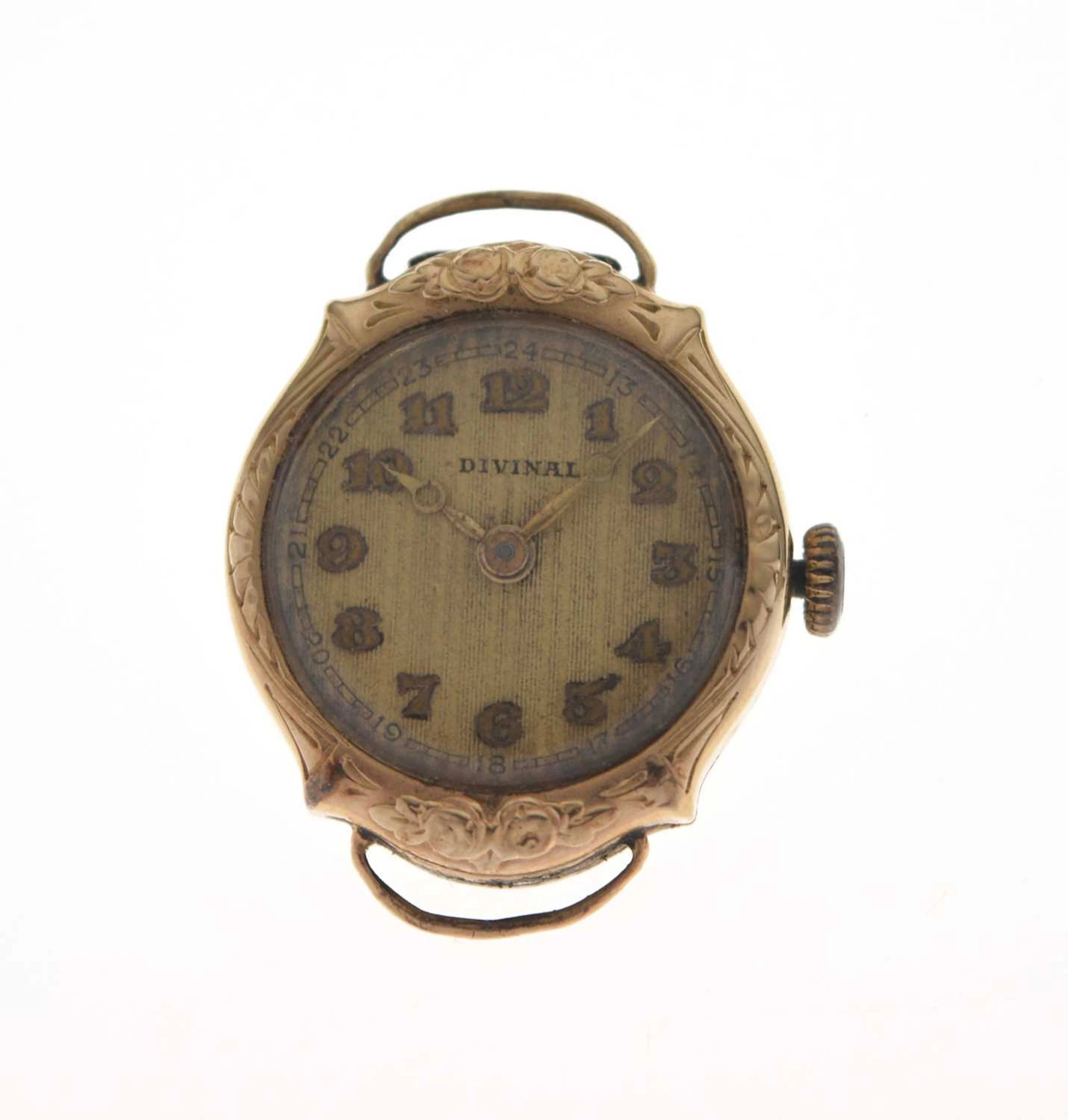 Early 20th century lady's 14k yellow metal watch head