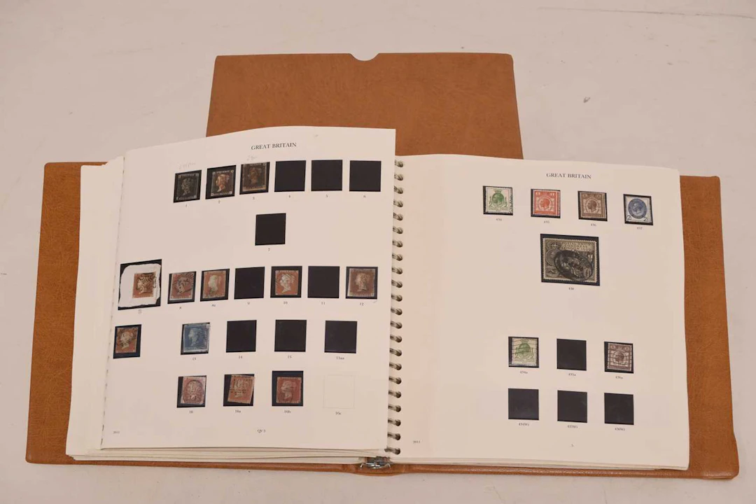 Good collection of early GB postage stamps