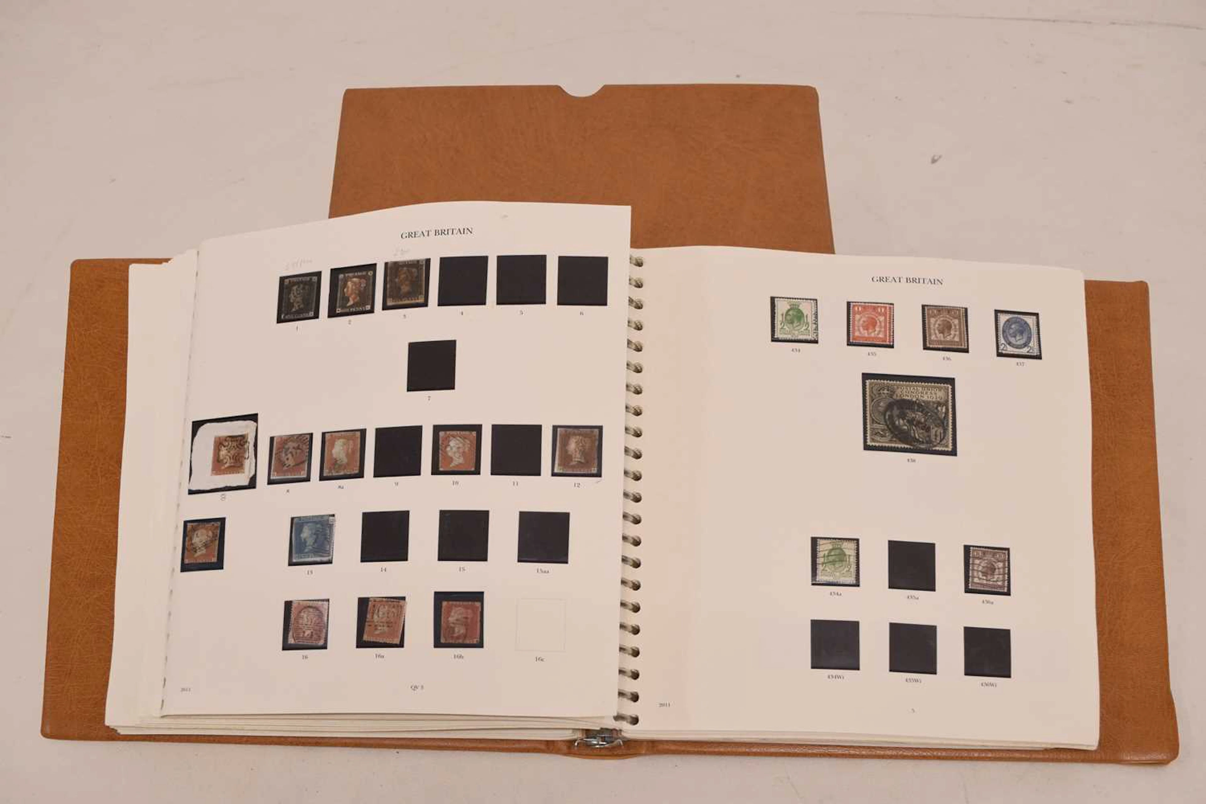 Good collection of early GB postage stamps