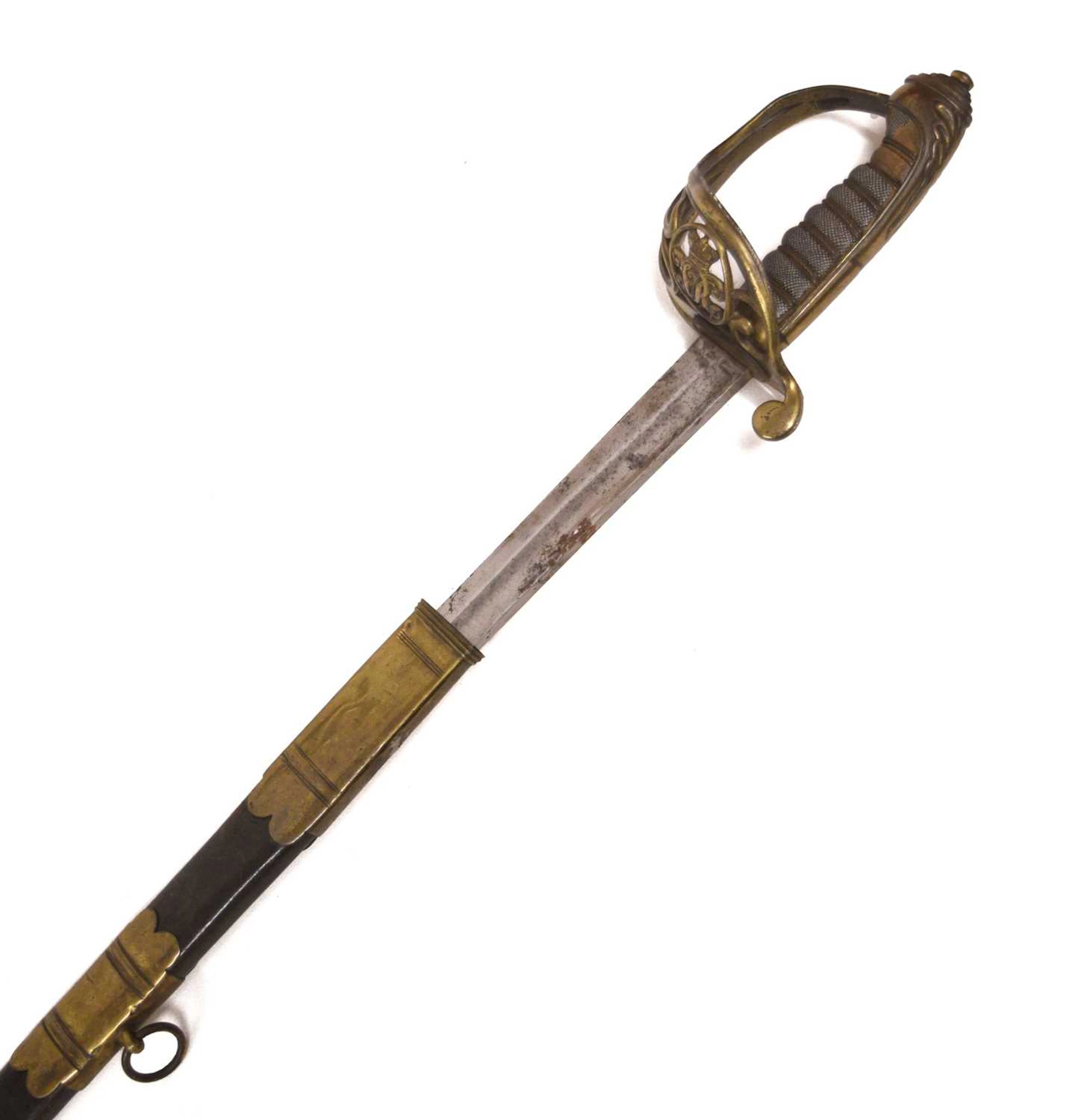 Victorian 1845 pattern infantry officer's sword