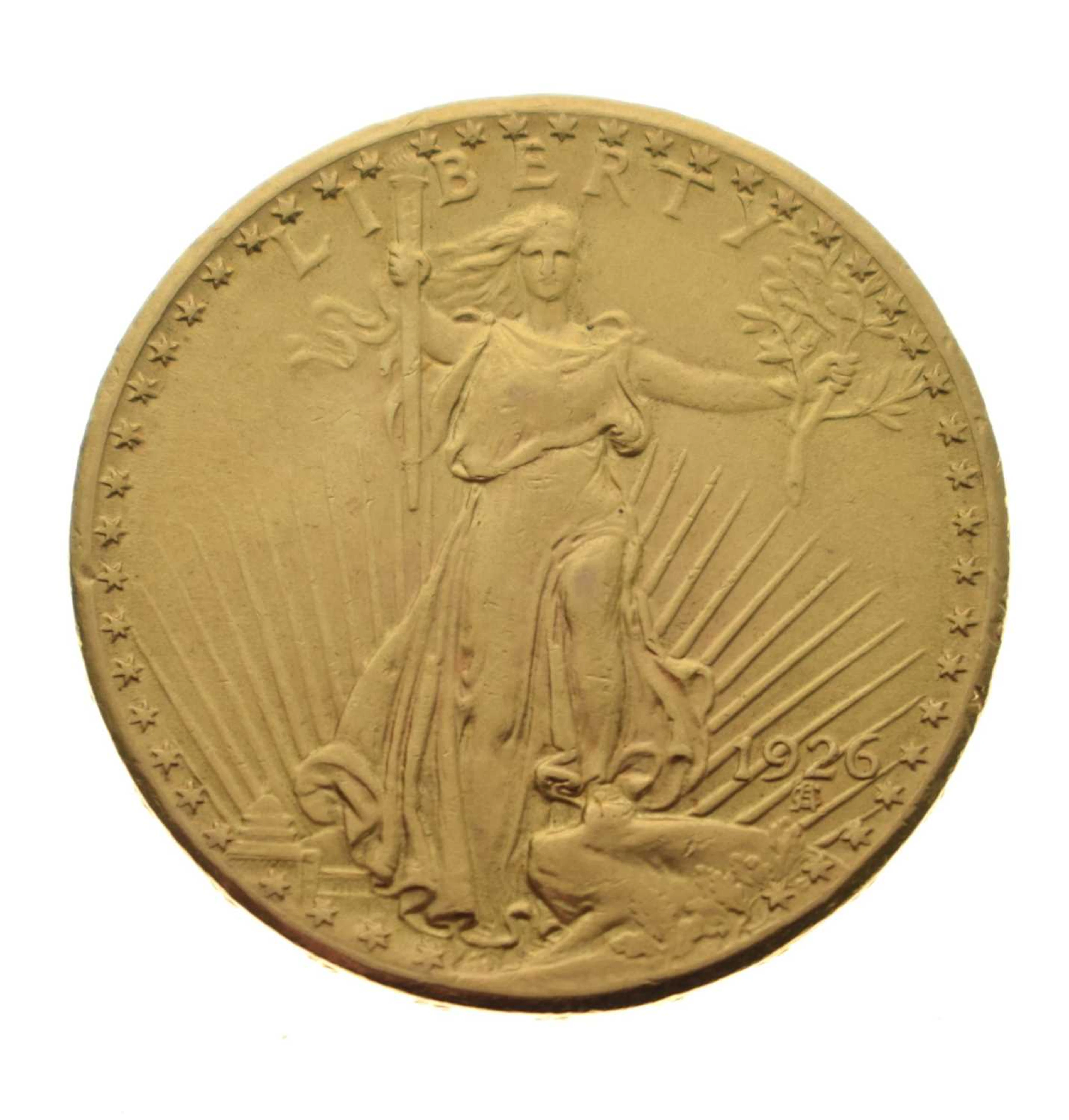 United States of America $20 Saint-Gaudens gold coin, 1926